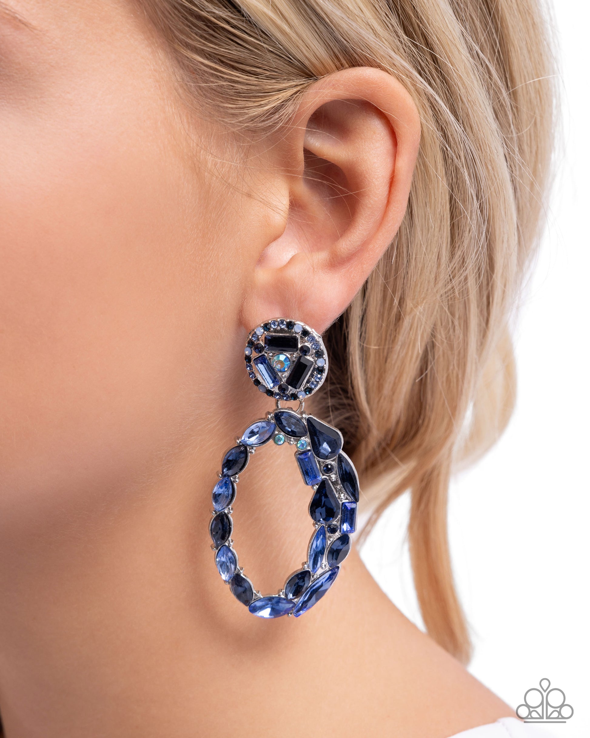 Eclectic Elevation - Blue Post Earring - Paparazzi - Dare2bdazzlin N Jewelry