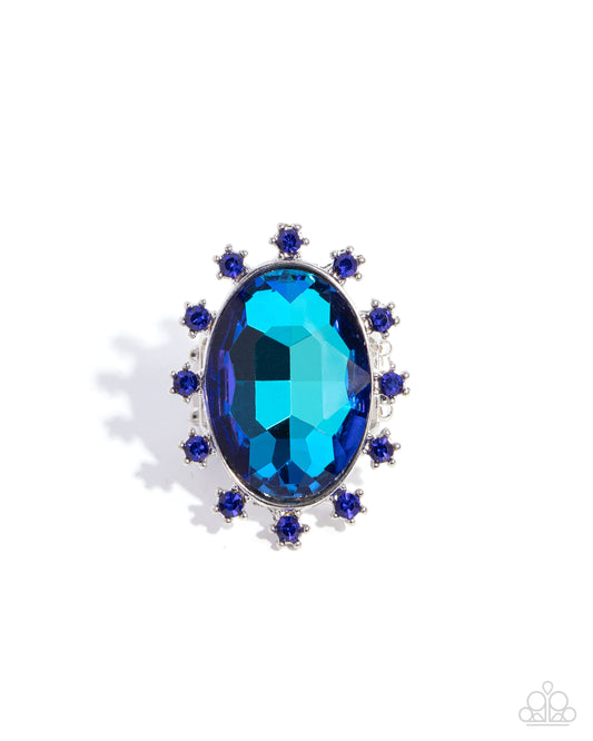 Make a Sound - Blue Ring - Paparazzi - Dare2bdazzlin N Jewelry