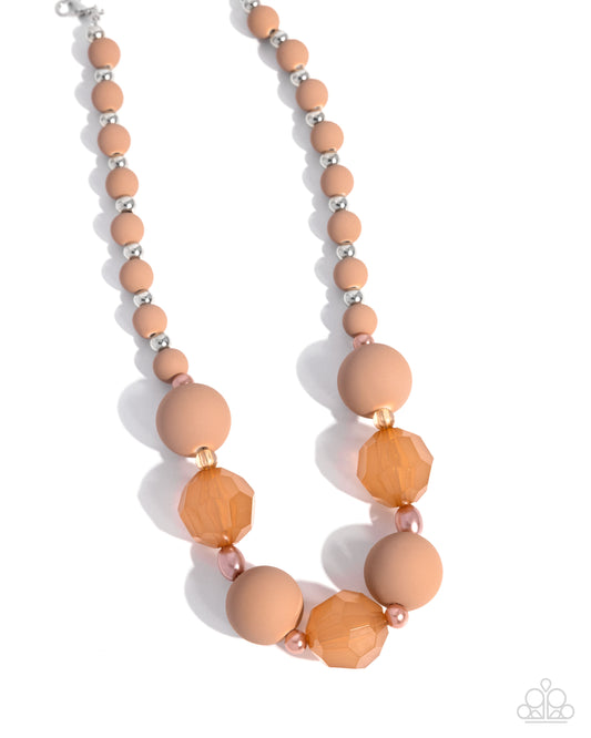 Suddenly Slanted - Brown Necklace - Paparazzi - Dare2bdazzlin N Jewelry