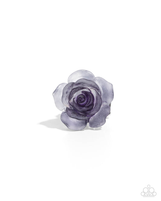 Floral Intentions - Purple Ring - Paparazzi - Dare2bdazzlin N Jewelry