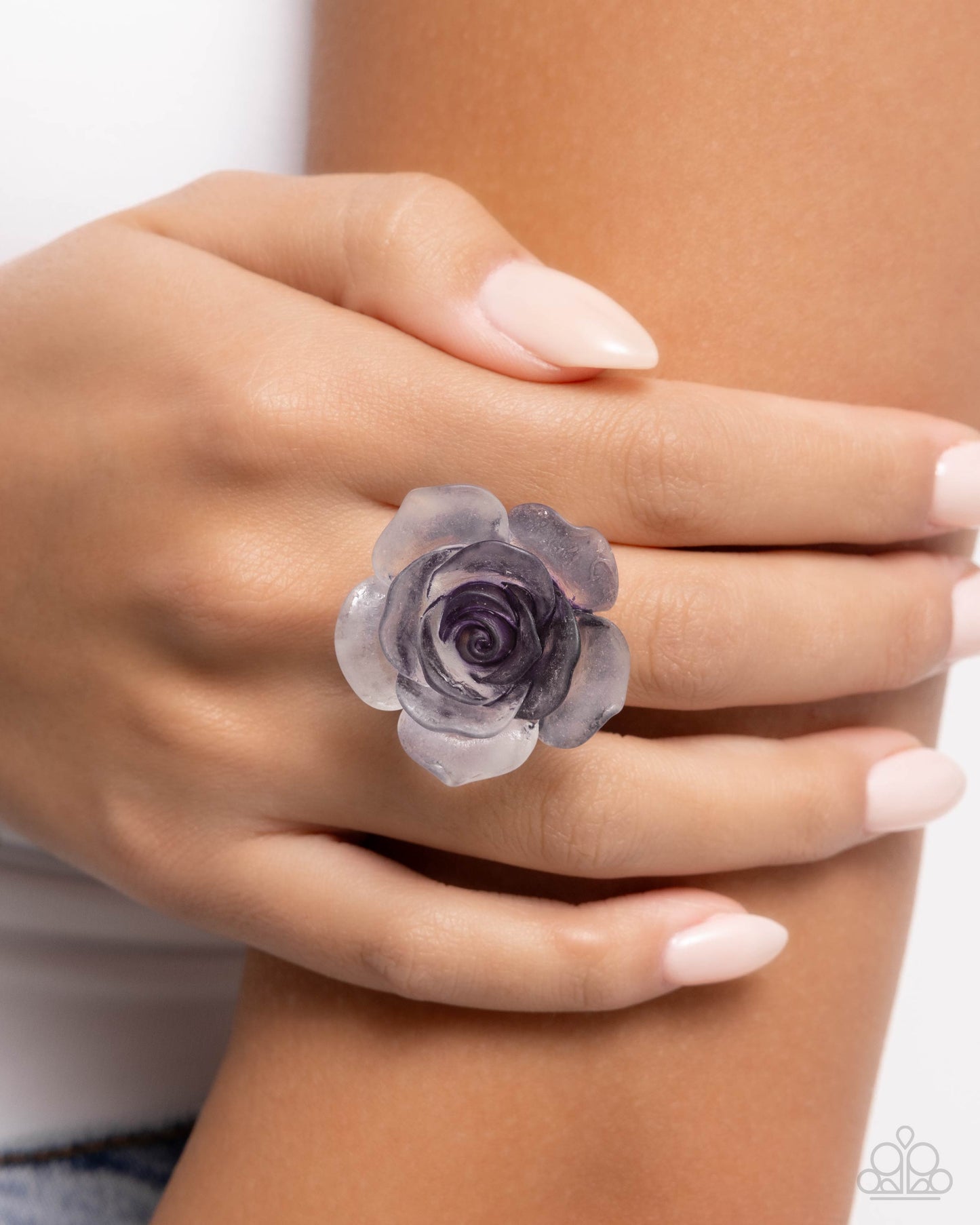 Floral Intentions - Purple Ring - Paparazzi - Dare2bdazzlin N Jewelry