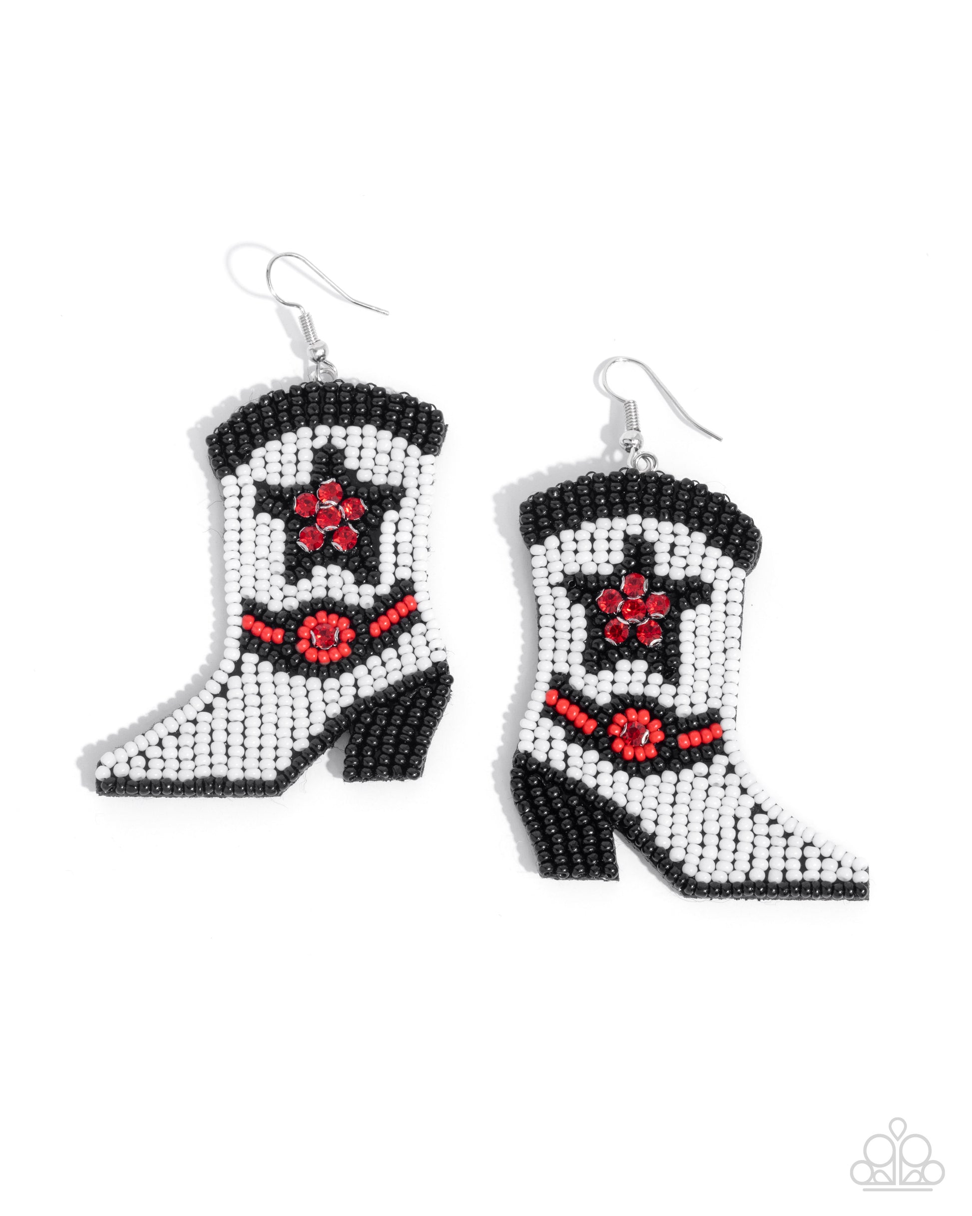 Beaded Boot - Multi Earring - Paparazzi - Dare2bdazzlin N Jewelry