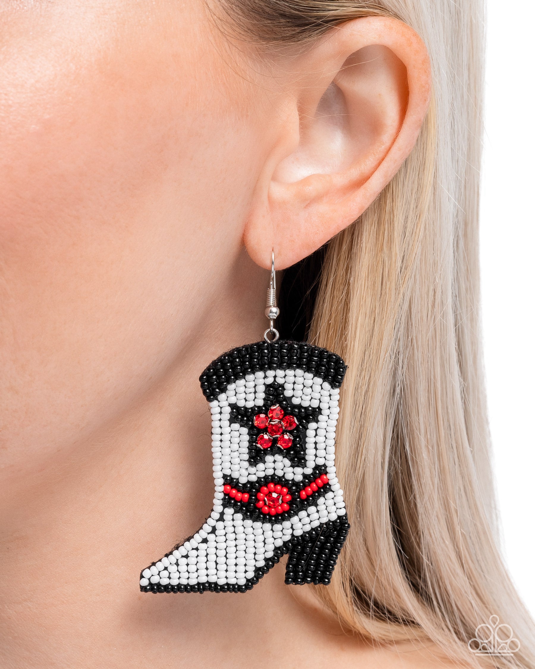 Beaded Boot - Multi Earring - Paparazzi - Dare2bdazzlin N Jewelry