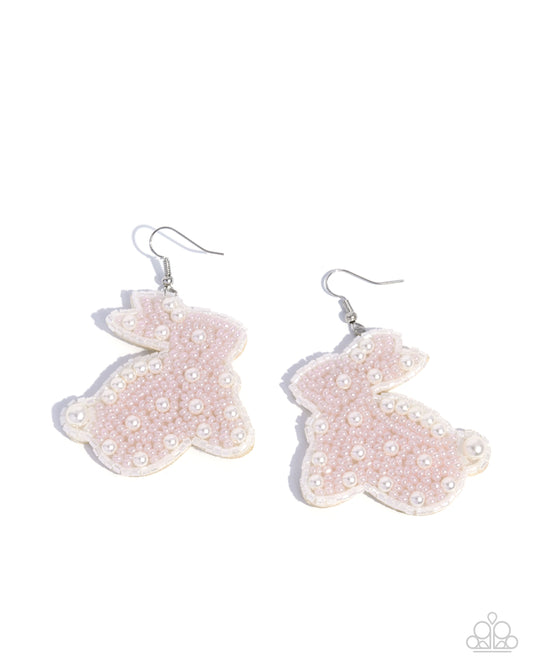Easter Elegance - Pink Earring - Paparazzi - Dare2bdazzlin N Jewelry