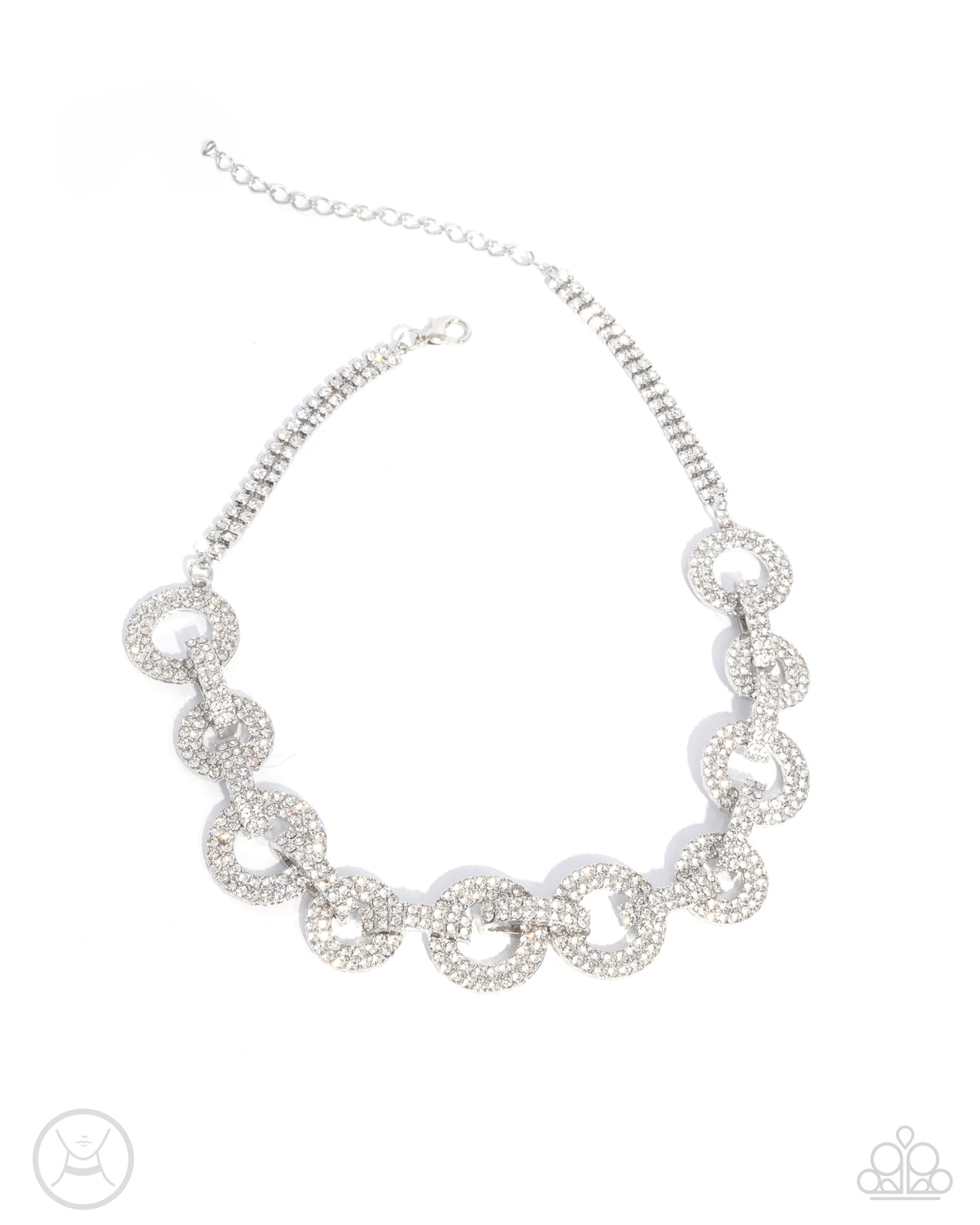 Elegant Embrace - White Necklace - Paparazzi - Dare2bdazzlin N Jewelry