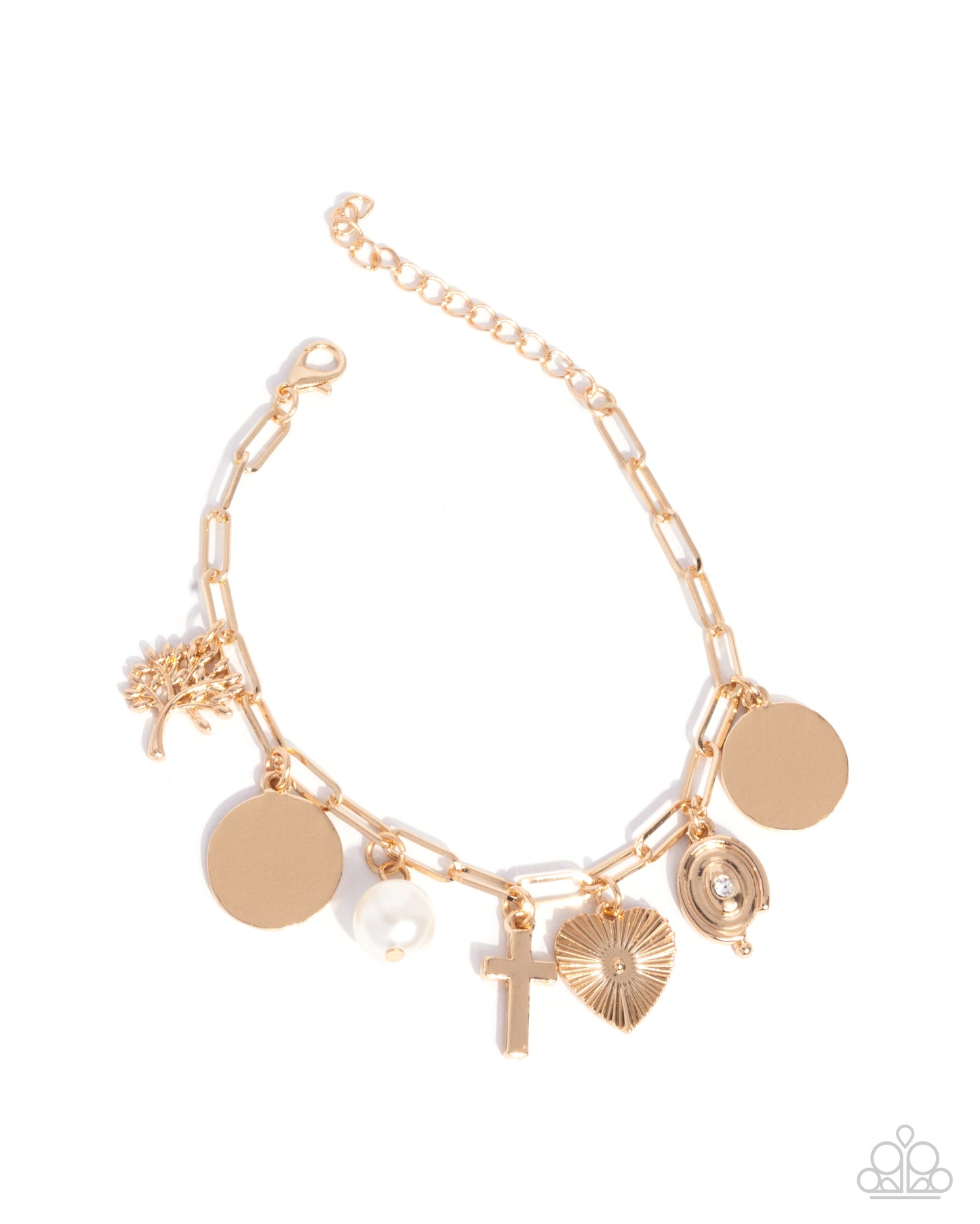 Charm Commitment - Gold Bracelet - Paparazzi