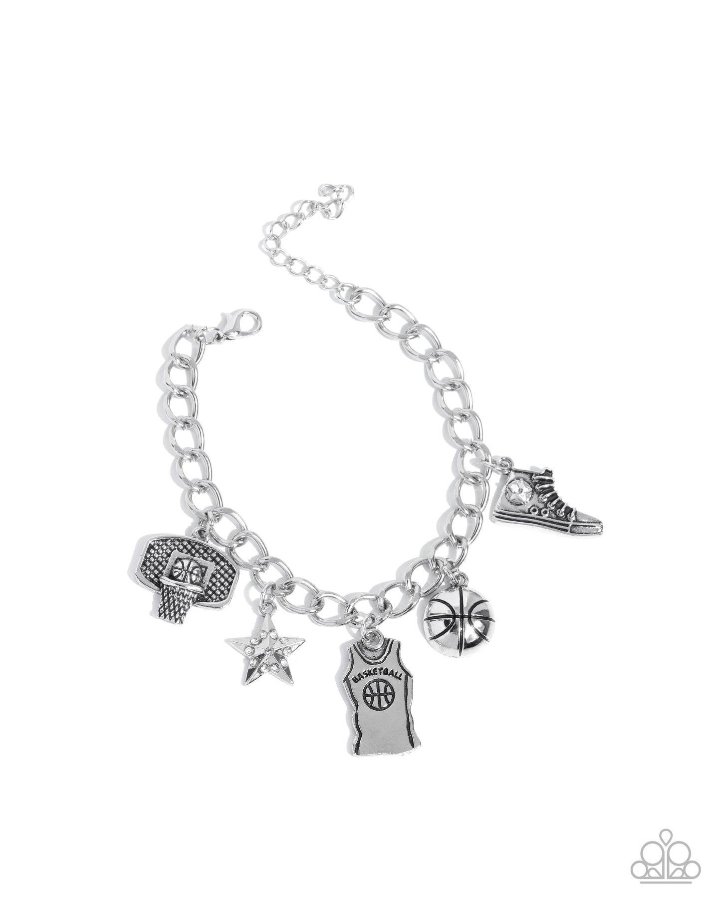 Jersey Journey - White Bracelet - Paparazzi - Dare2bdazzlin N Jewelry