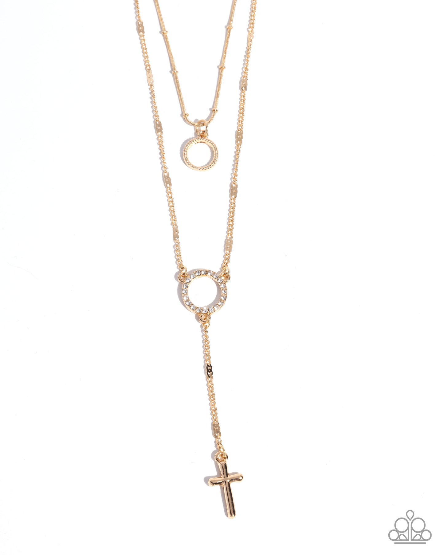 Faithfully Fierce - Gold Necklace - Paparazzi - Dare2bdazzlin N Jewelry