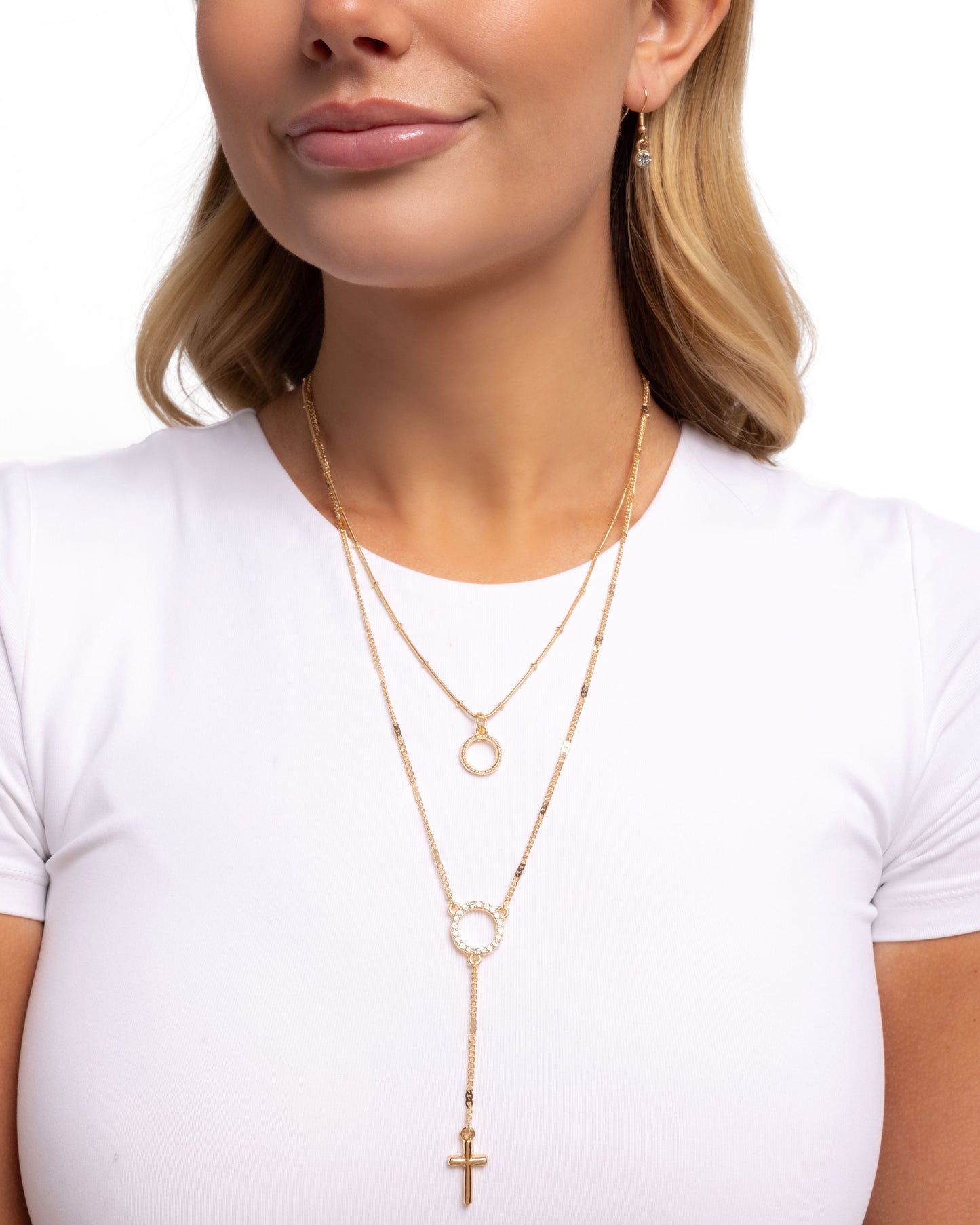 Faithfully Fierce - Gold Necklace - Paparazzi - Dare2bdazzlin N Jewelry