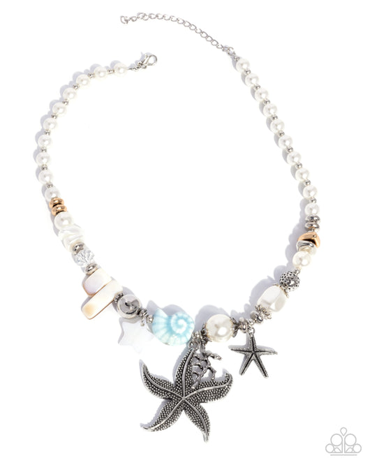 Coastal Cameo - Blue Necklace - Paparazzi - Dare2bdazzlin N Jewelry