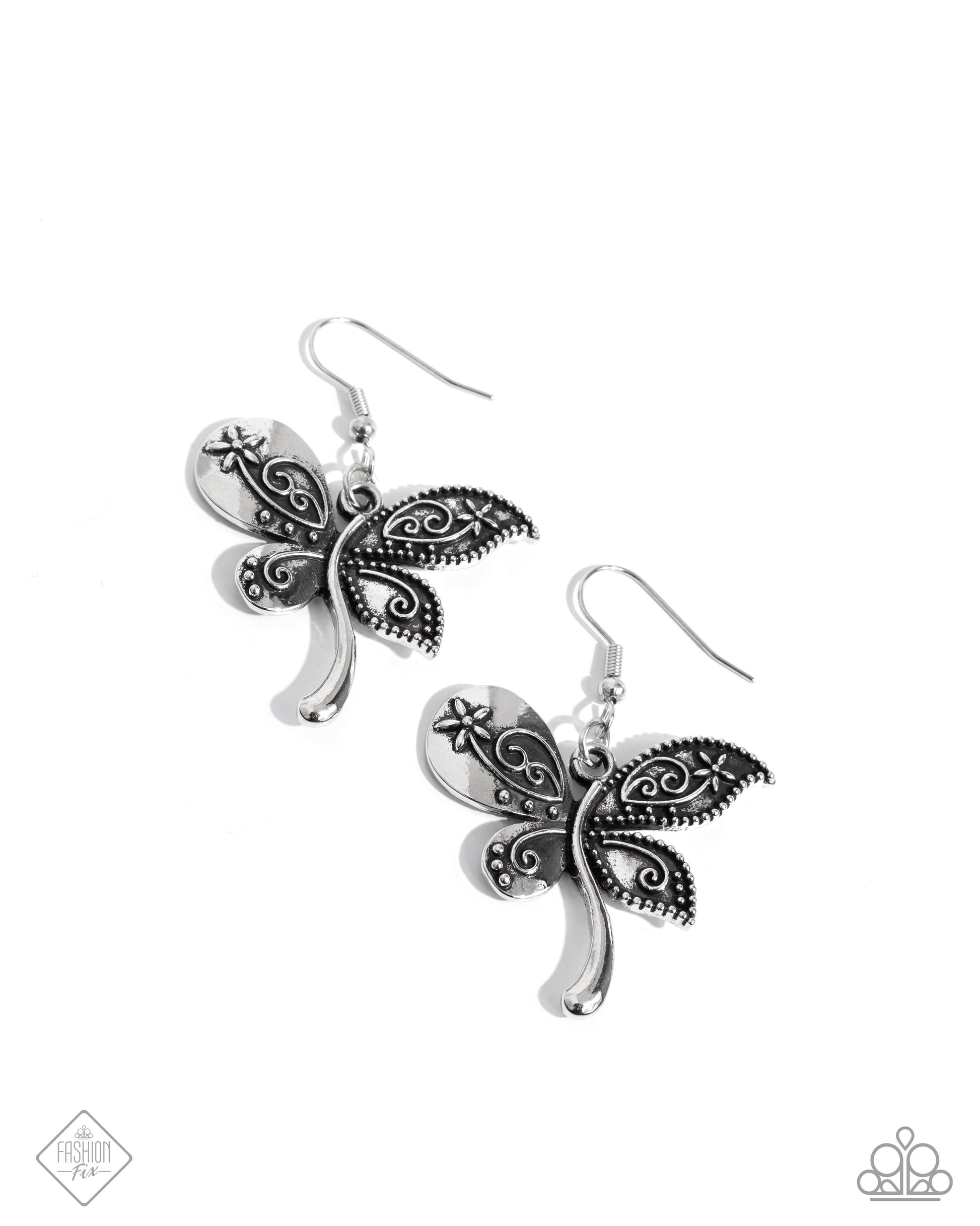 Easy Exhilaration - Silver Earring - Paparazzi - Dare2bdazzlin N Jewelry