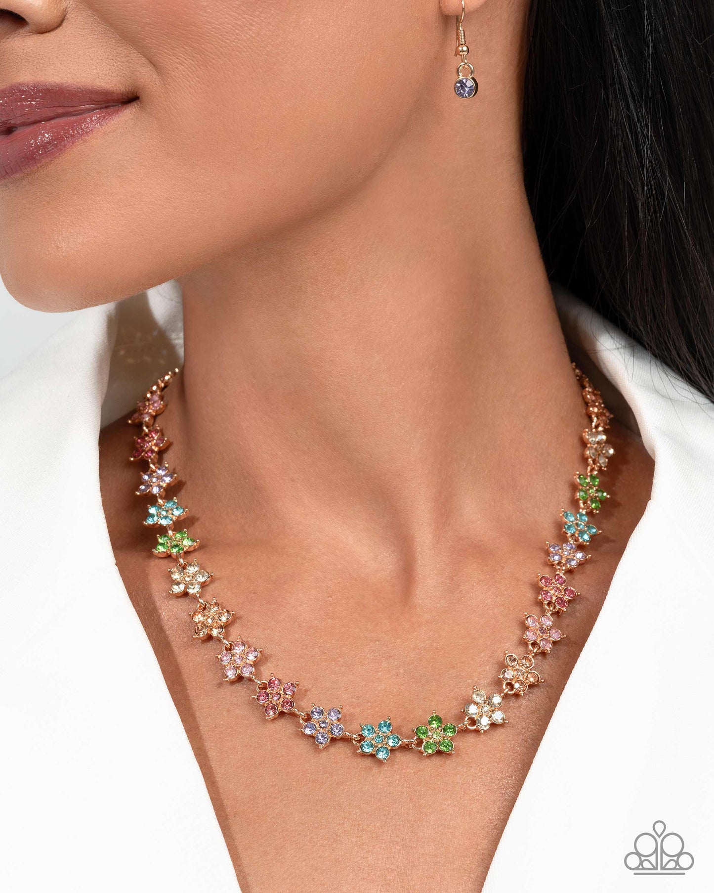 Floral Field - Multi Choker - Paparazzi - Dare2bdazzlin N Jewelry