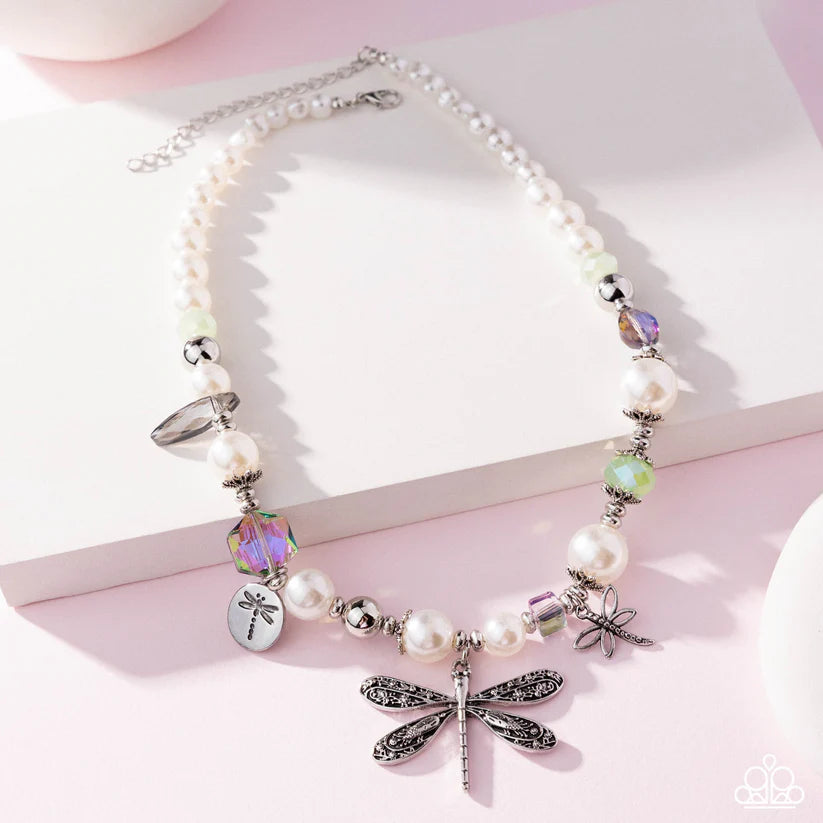 Dragonfly Delight Multi Necklace - Paparazzi - Dare2bdazzlin N Jewelry