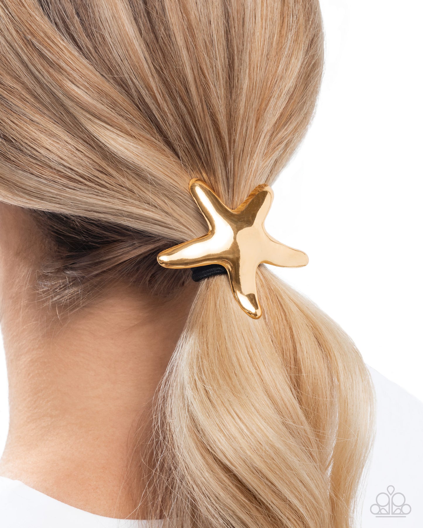 Sleek Starfish - Gold Hair Tie - Paparazzi - Dare2bdazzlin N Jewelry