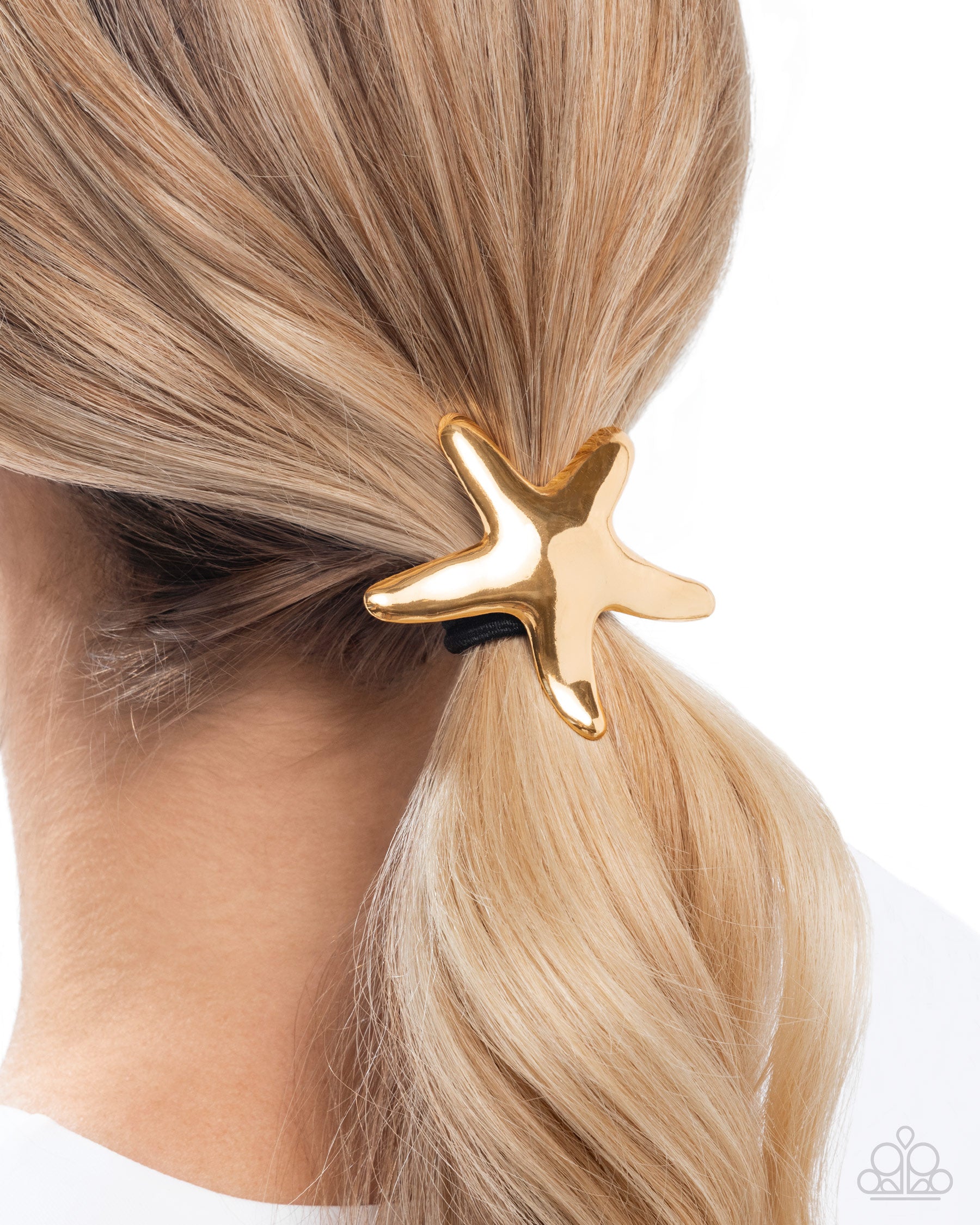 Sleek Starfish - Gold Hair Tie - Paparazzi - Dare2bdazzlin N Jewelry