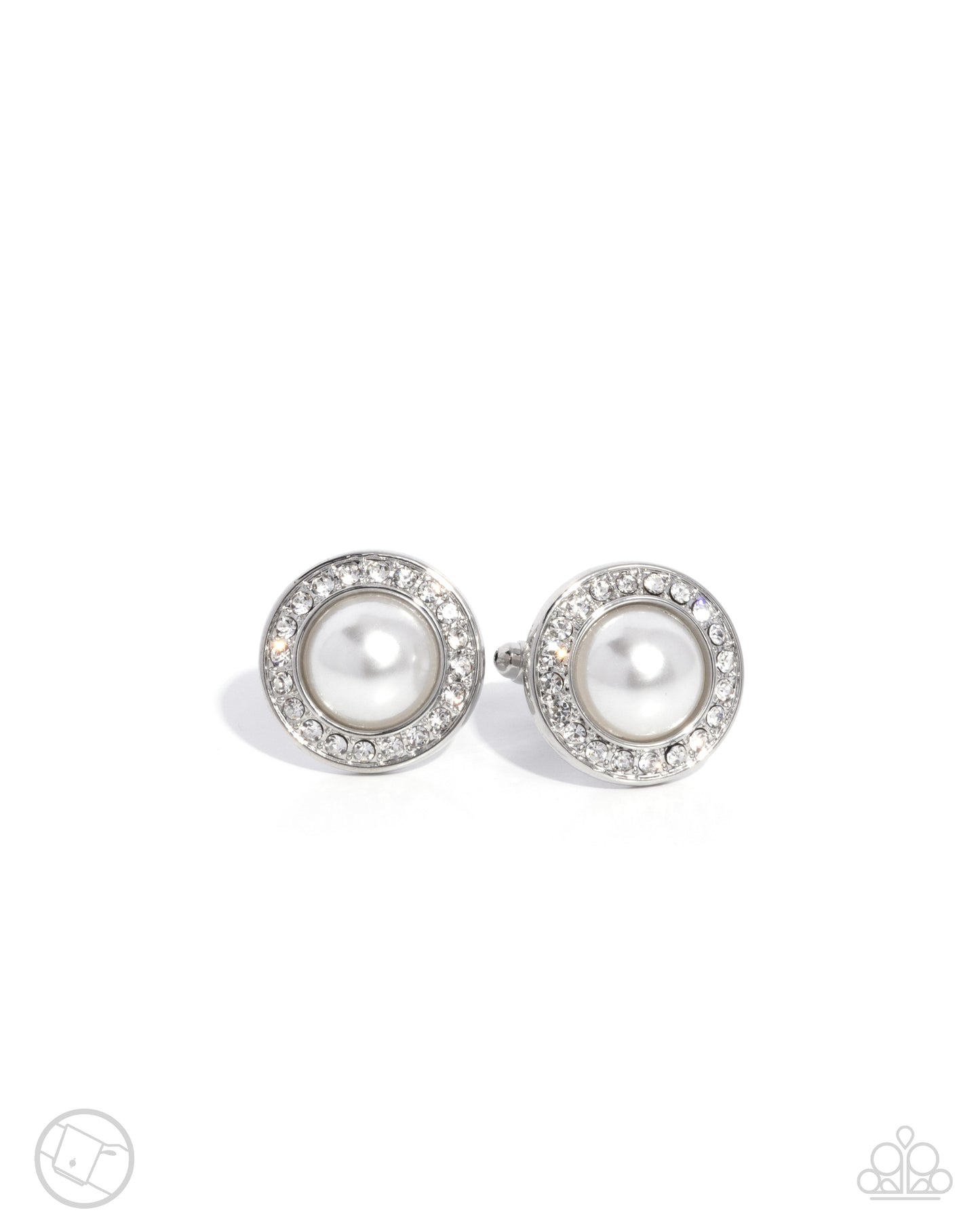 Protective Pearls - White Cuff Links - Paparazzi - Dare2bdazzlin N Jewelry