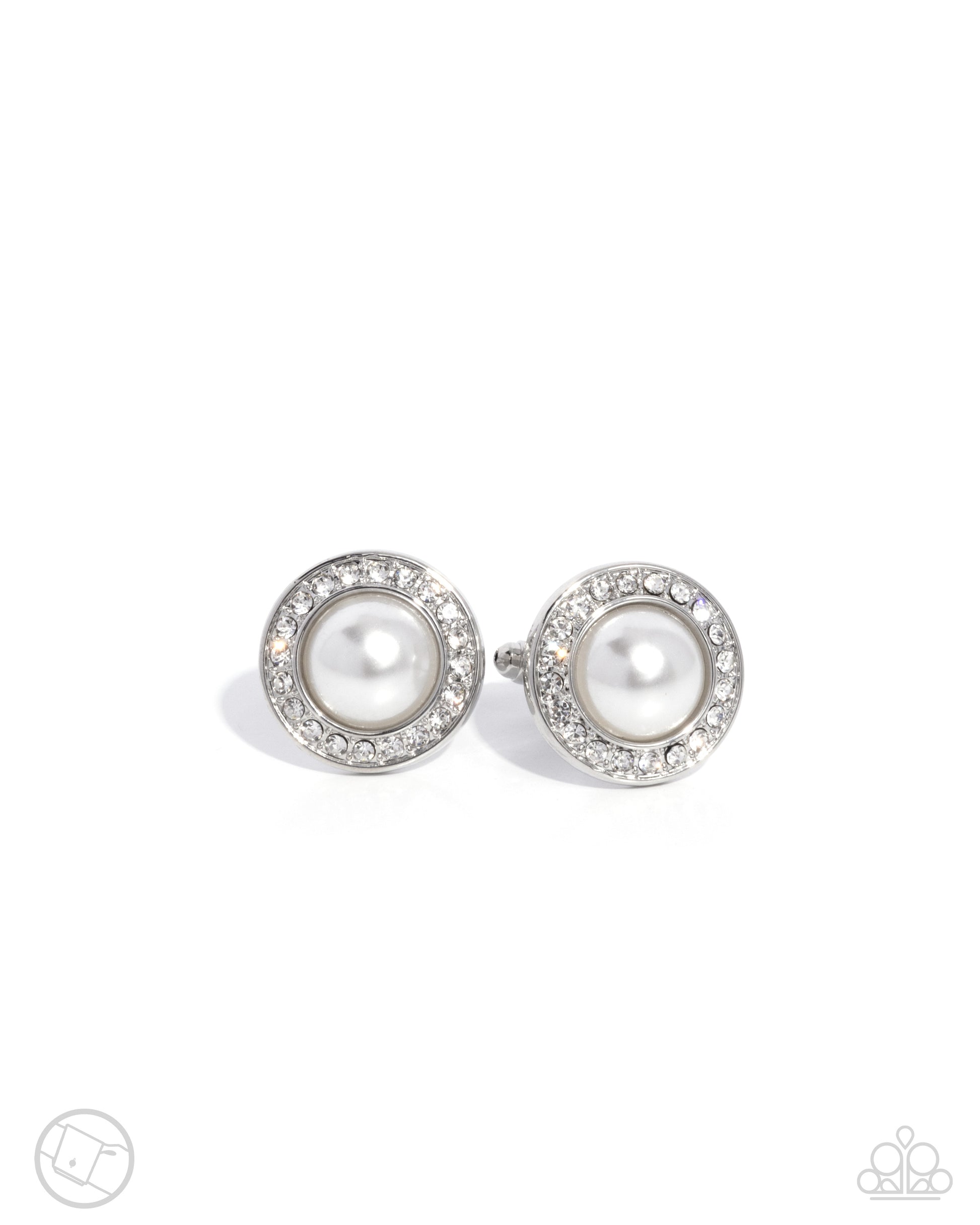Protective Pearls - White Cuff Links - Paparazzi - Dare2bdazzlin N Jewelry