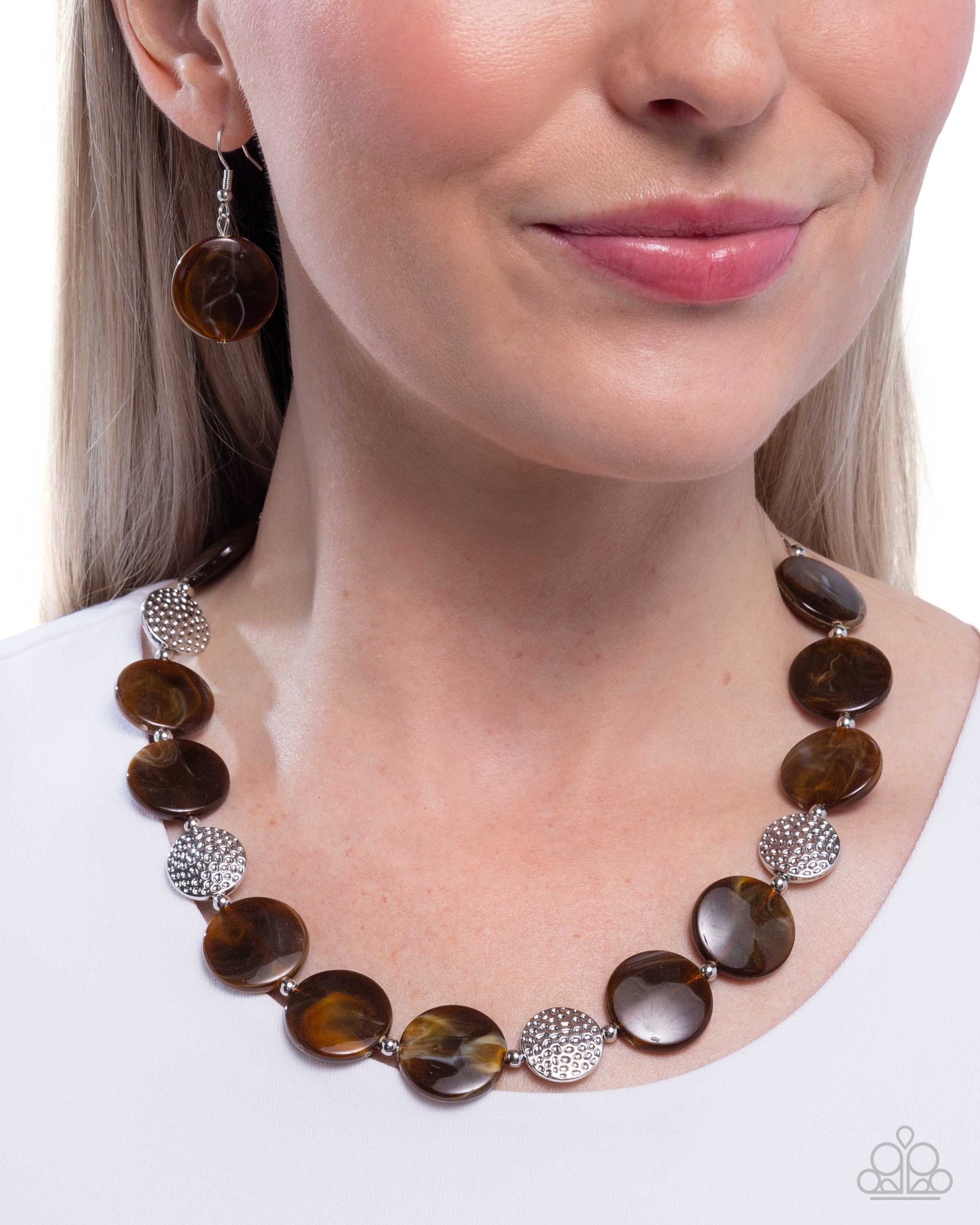 Swatch Shimmer - Brown Necklace - Paparazzi - Dare2bdazzlin N Jewelry