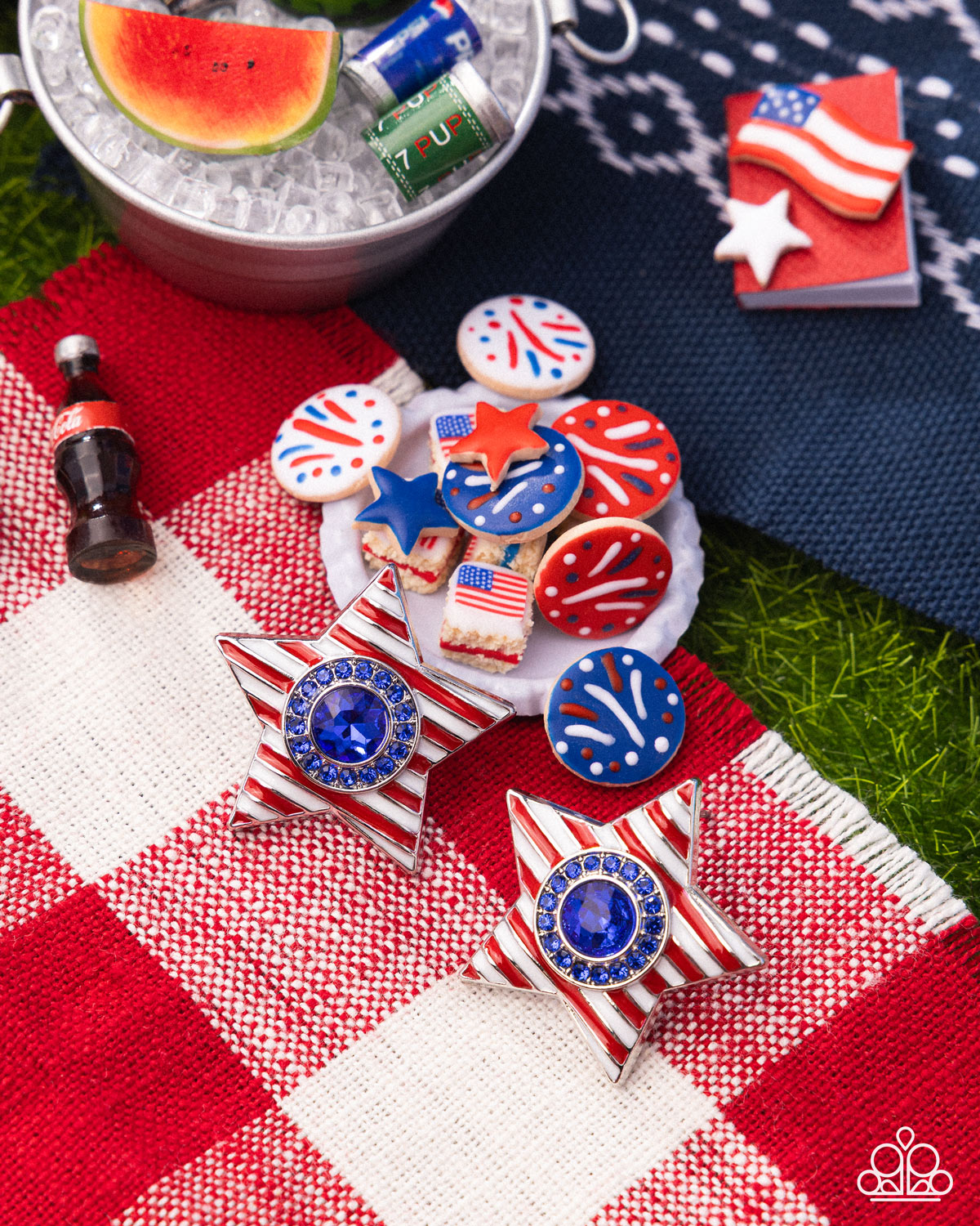 American Aesthetic - Multi Post Earring - Paparazzi - Dare2bdazzlin N Jewelry