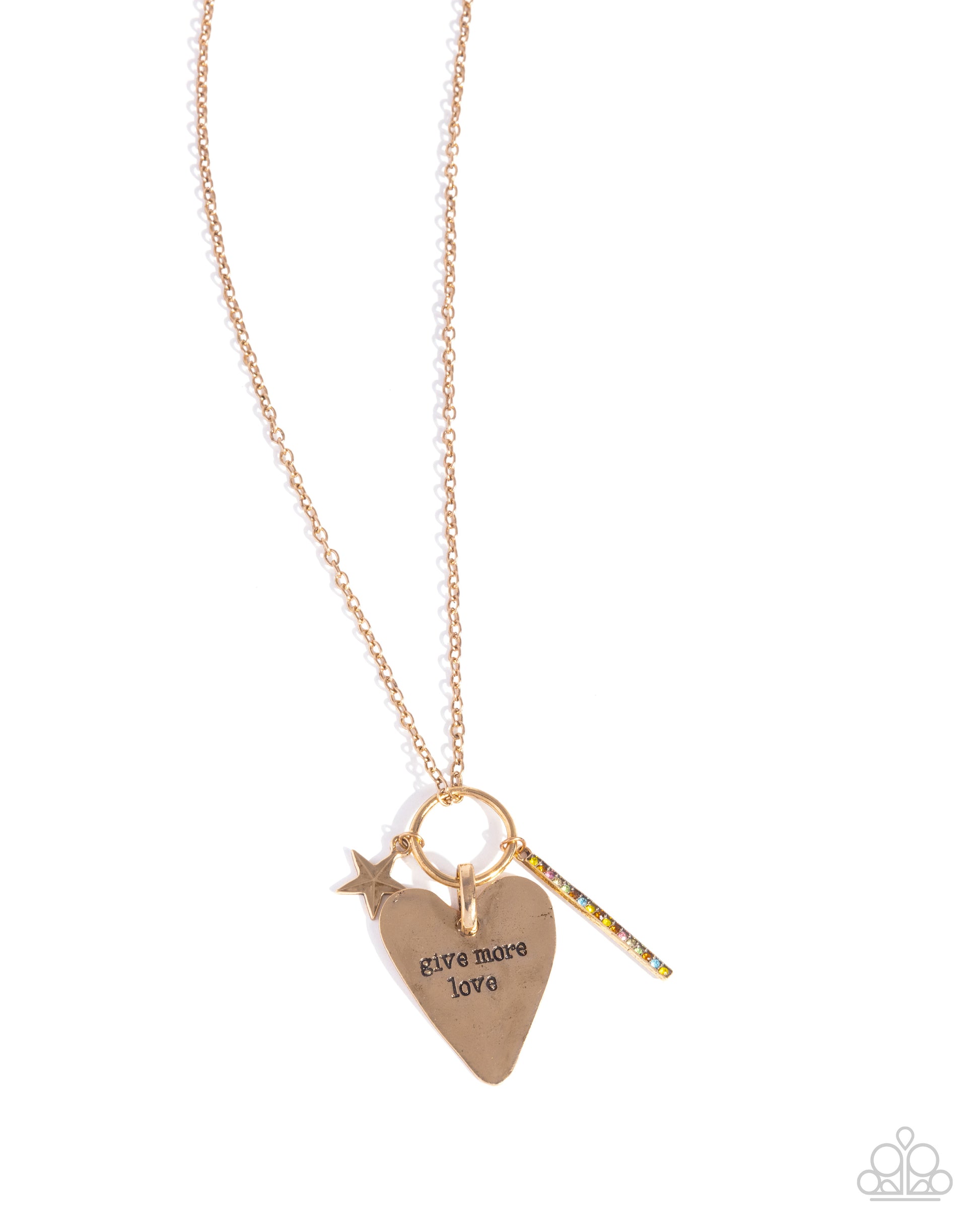 Give More Affection - Yellow Necklace - Paparazzi - Dare2bdazzlin N Jewelry