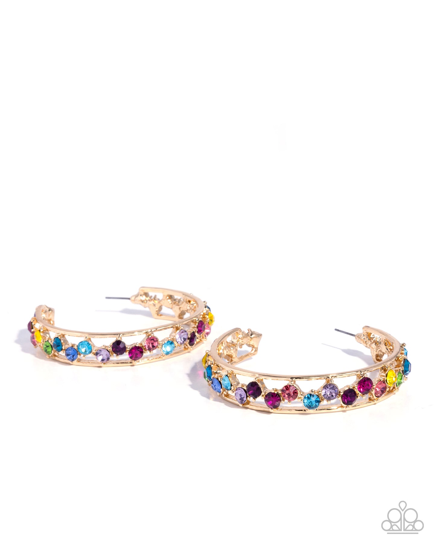 Scattered Sophistication - Multi Hoop Earring - Paparazzi - Dare2bdazzlin N Jewelry