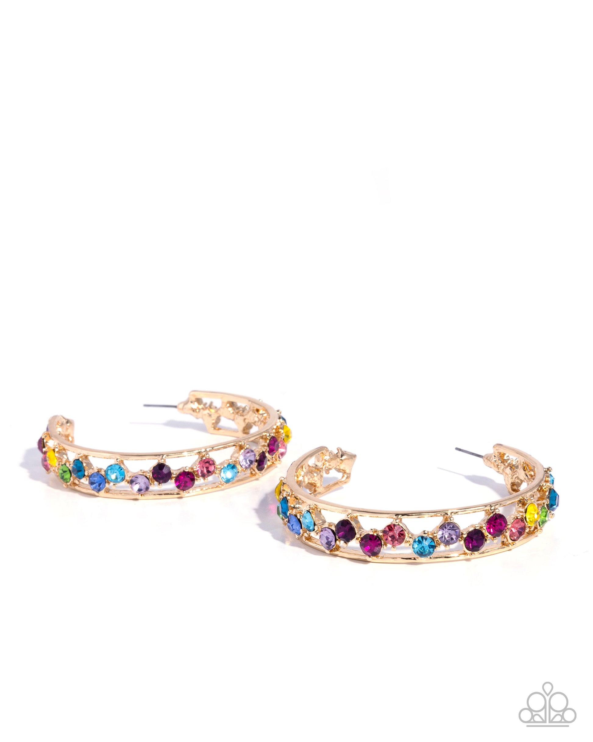 Scattered Sophistication - Multi Hoop Earring - Paparazzi - Dare2bdazzlin N Jewelry