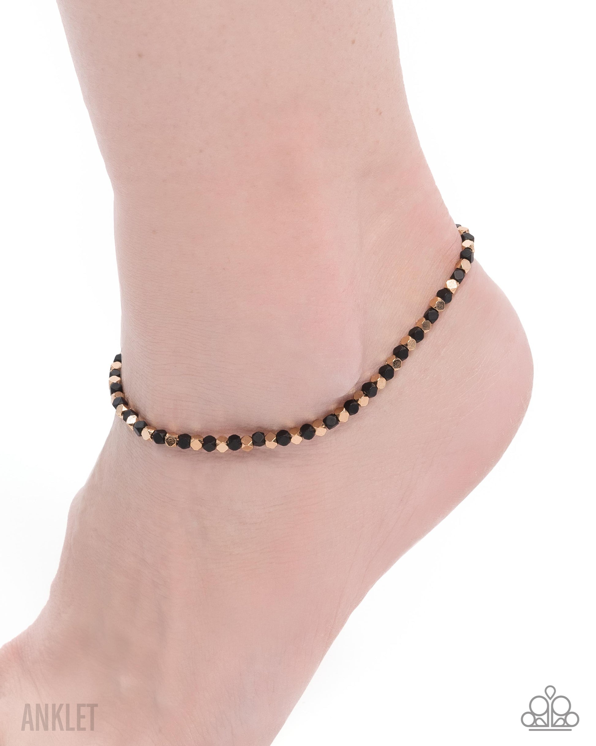 Exquisitely Eclectic - Gold Anklet - Paparazzi - Dare2bdazzlin N Jewelry