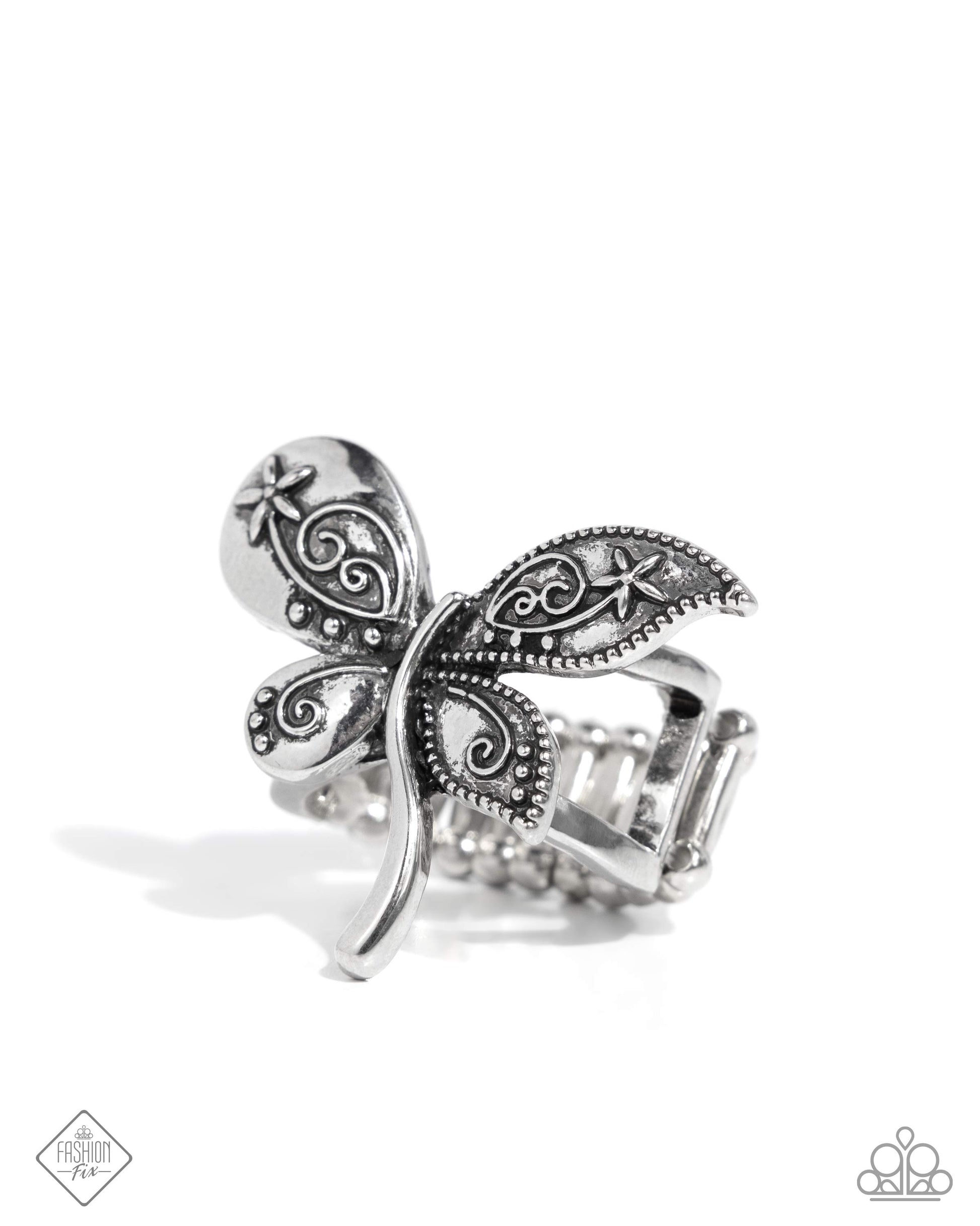 Animated Amusement - Silver Ring - Paparazzi - Dare2bdazzlin N Jewelry