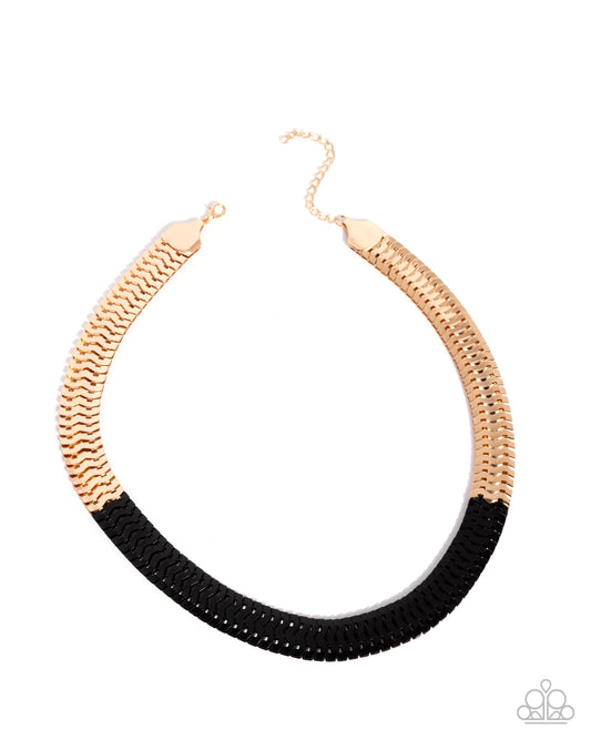 Painted Paradox - Black Necklace - Paparazzi - Dare2bdazzlin N Jewelry