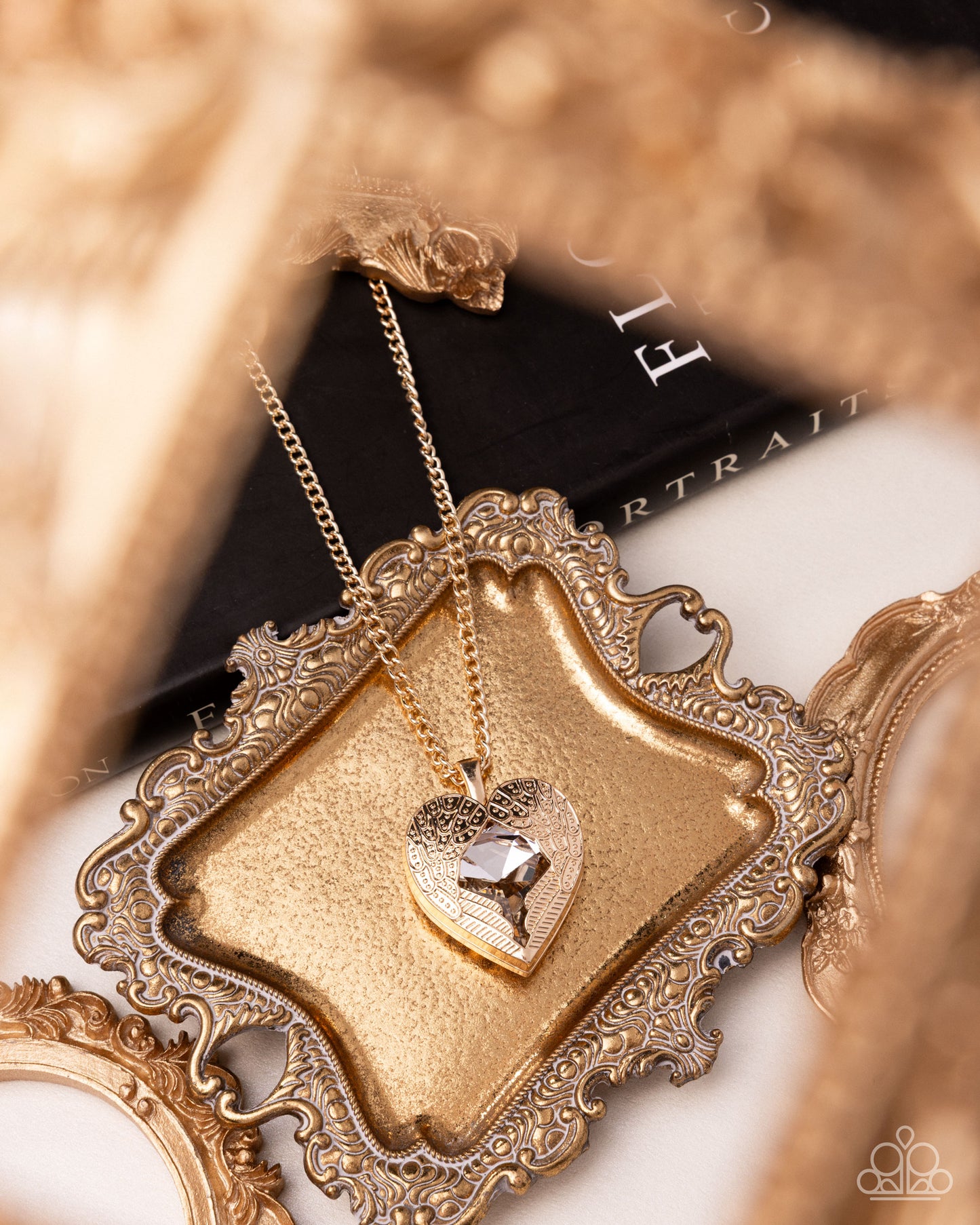 Heartfelt Honor - Gold Necklace - Paparazzi - Dare2bdazzlin N Jewelry
