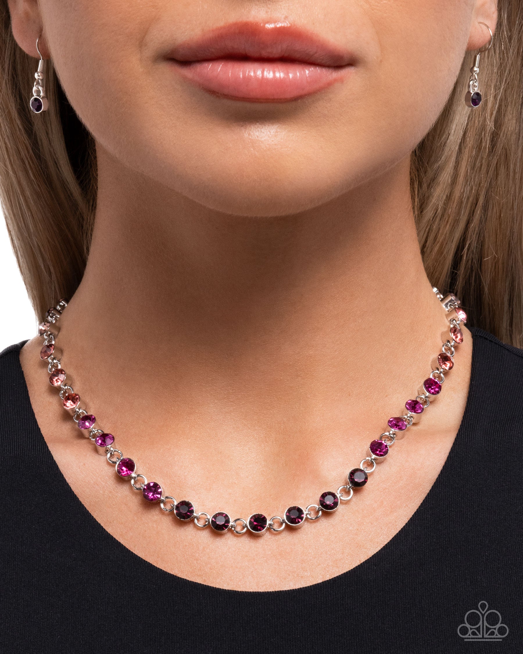 Mesmerizing Model - Purple Necklace - Paparazzi - Dare2bdazzlin N Jewelry