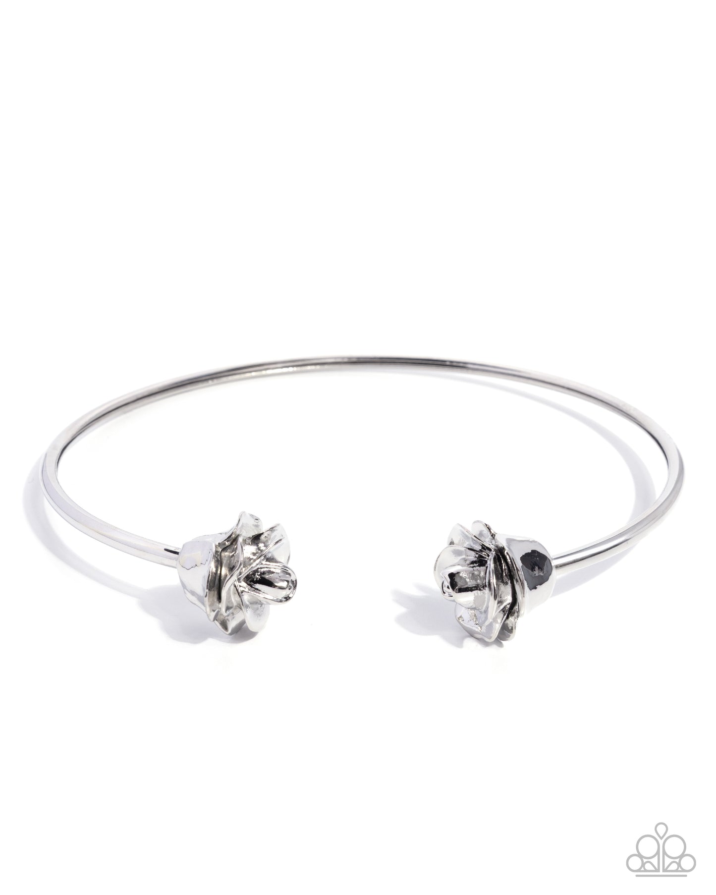 Rosy Radius - Silver Necklace - Paparazzi - Dare2bdazzlin N Jewelry