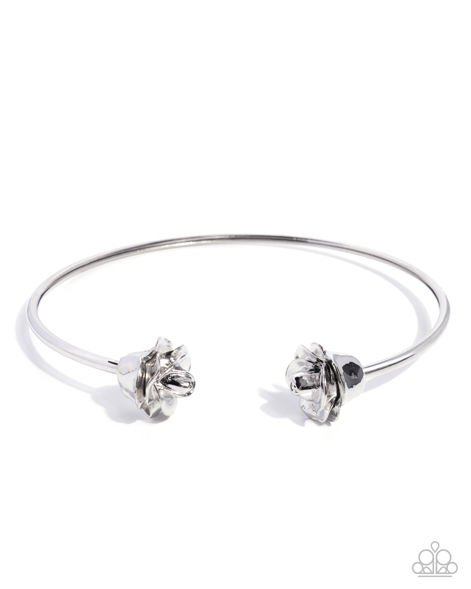 Rosy Radius - Silver Necklace - Paparazzi - Dare2bdazzlin N Jewelry