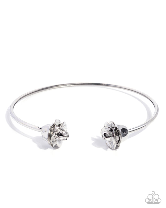 Rosy Radius - Silver Necklace - Paparazzi - Dare2bdazzlin N Jewelry
