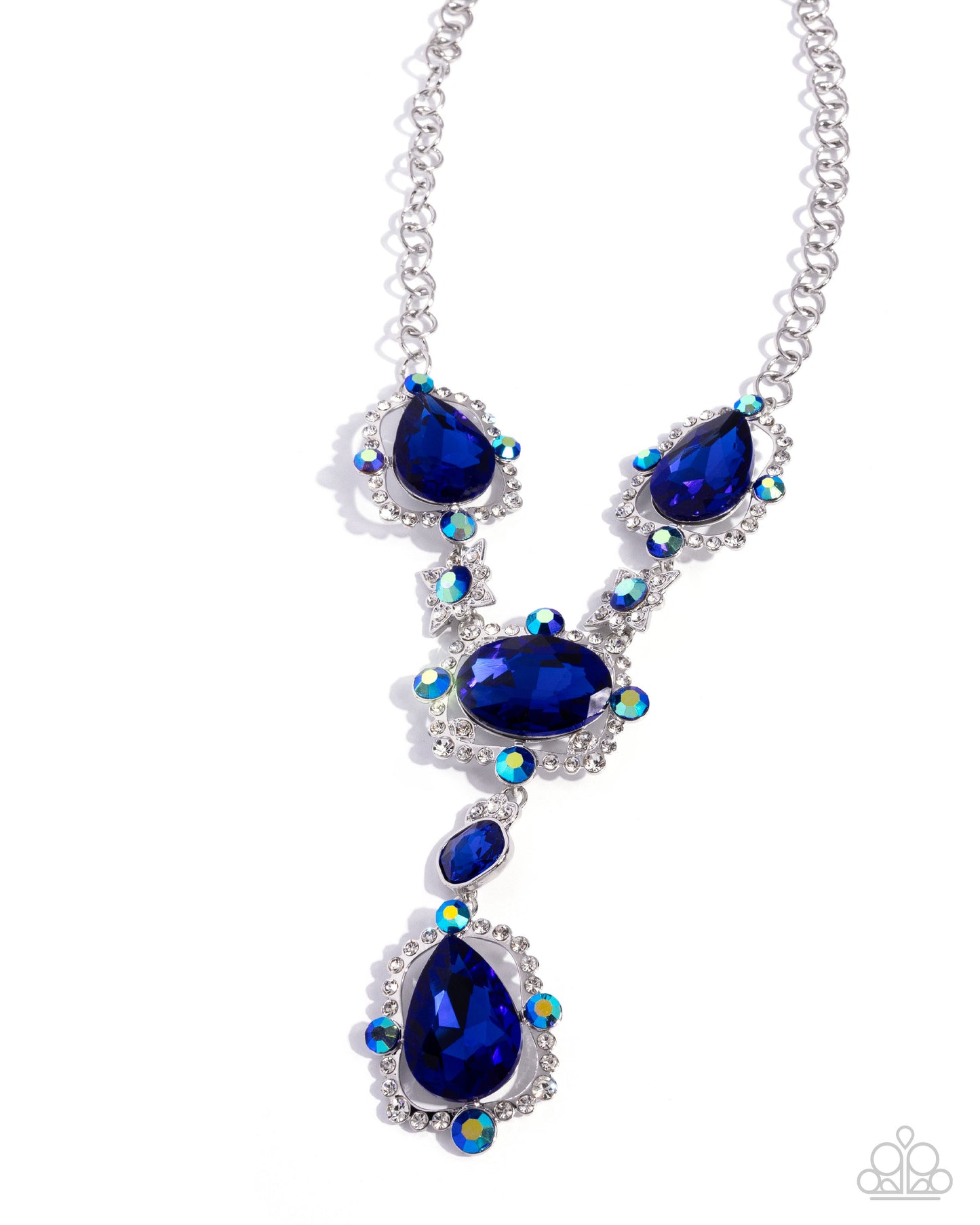 Fancy Formula - Blue Necklace - Paparazzi - Dare2bdazzlin N Jewelry