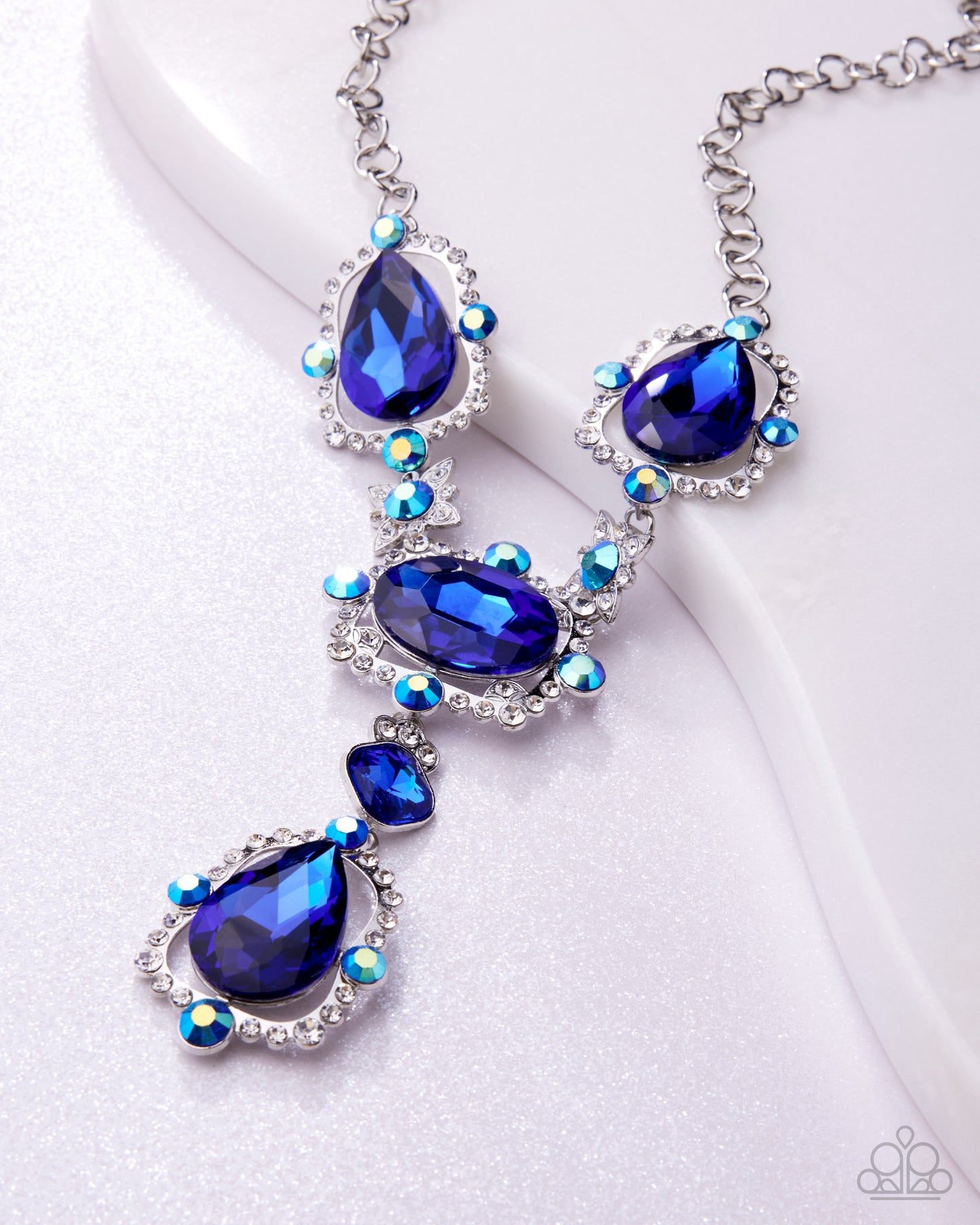 Fancy Formula - Blue Necklace - Paparazzi - Dare2bdazzlin N Jewelry