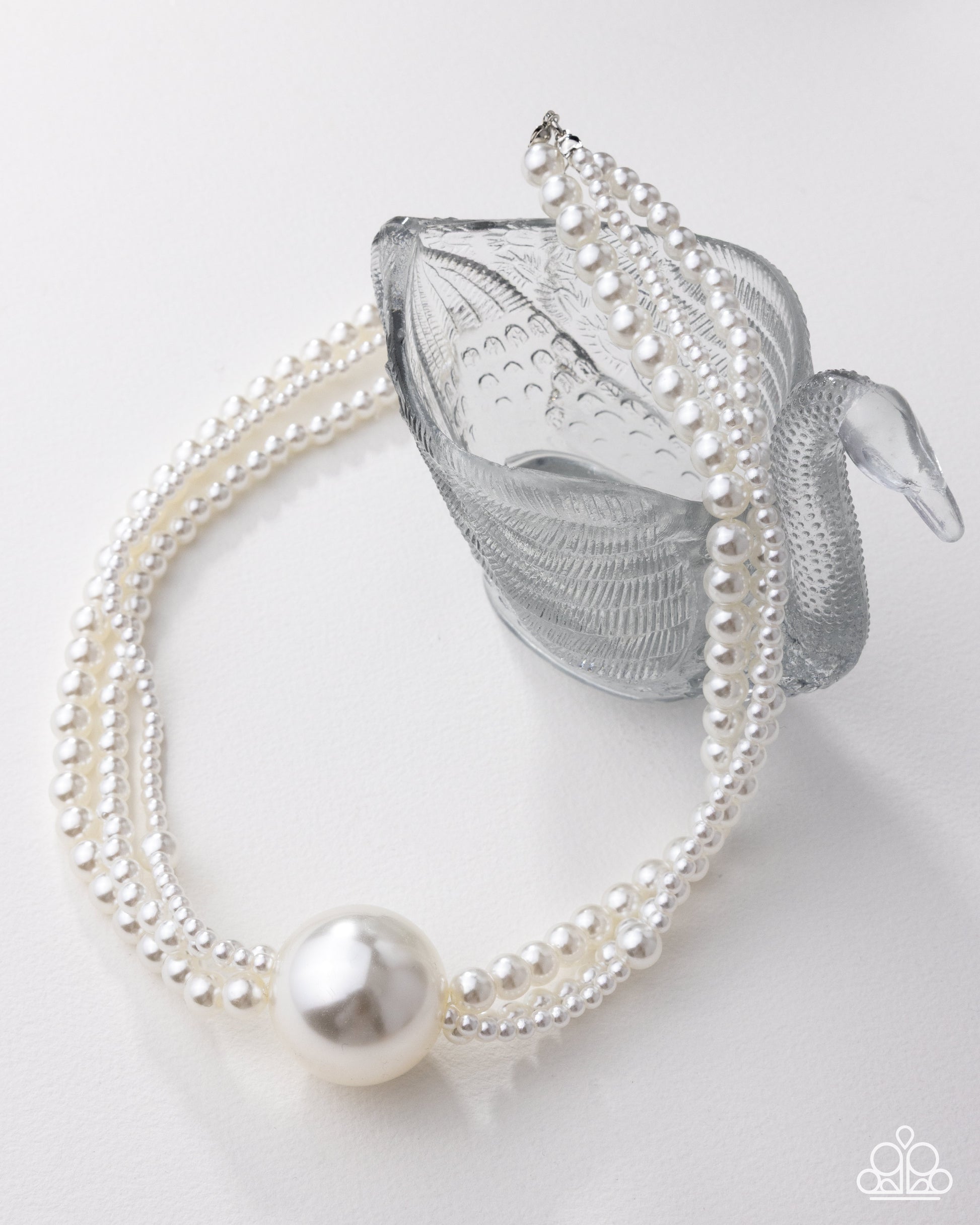 Polished Professional - White Necklace - Paparazzi - Dare2bdazzlin N Jewelry