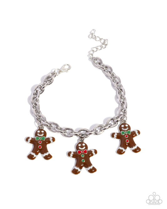 Gingerbread Glitz - Brown Bracelet - Paparazzi - Dare2bdazzlin N Jewelry