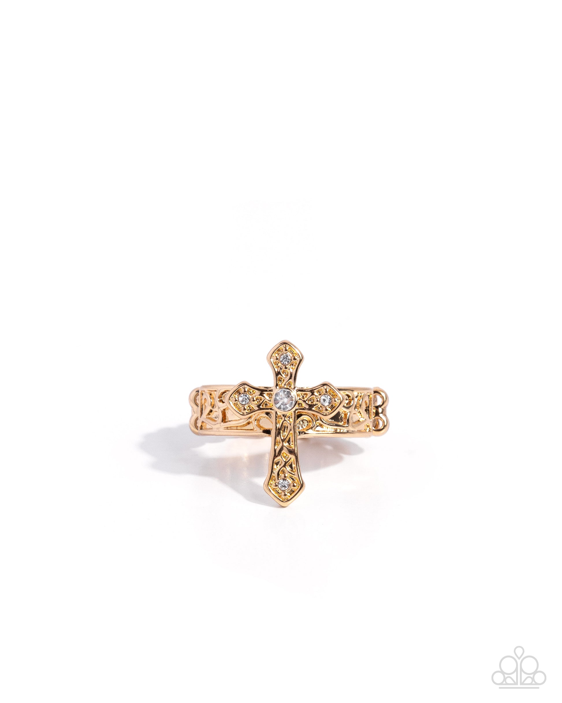 Holy Haute - Gold Ring - Paparazzi - Dare2bdazzlin N Jewelry