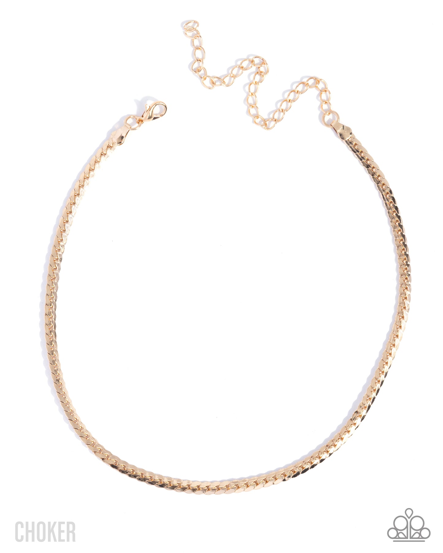 Crowning Challenge - Gold Choker - Paparazzi - Dare2bdazzlin N Jewelry