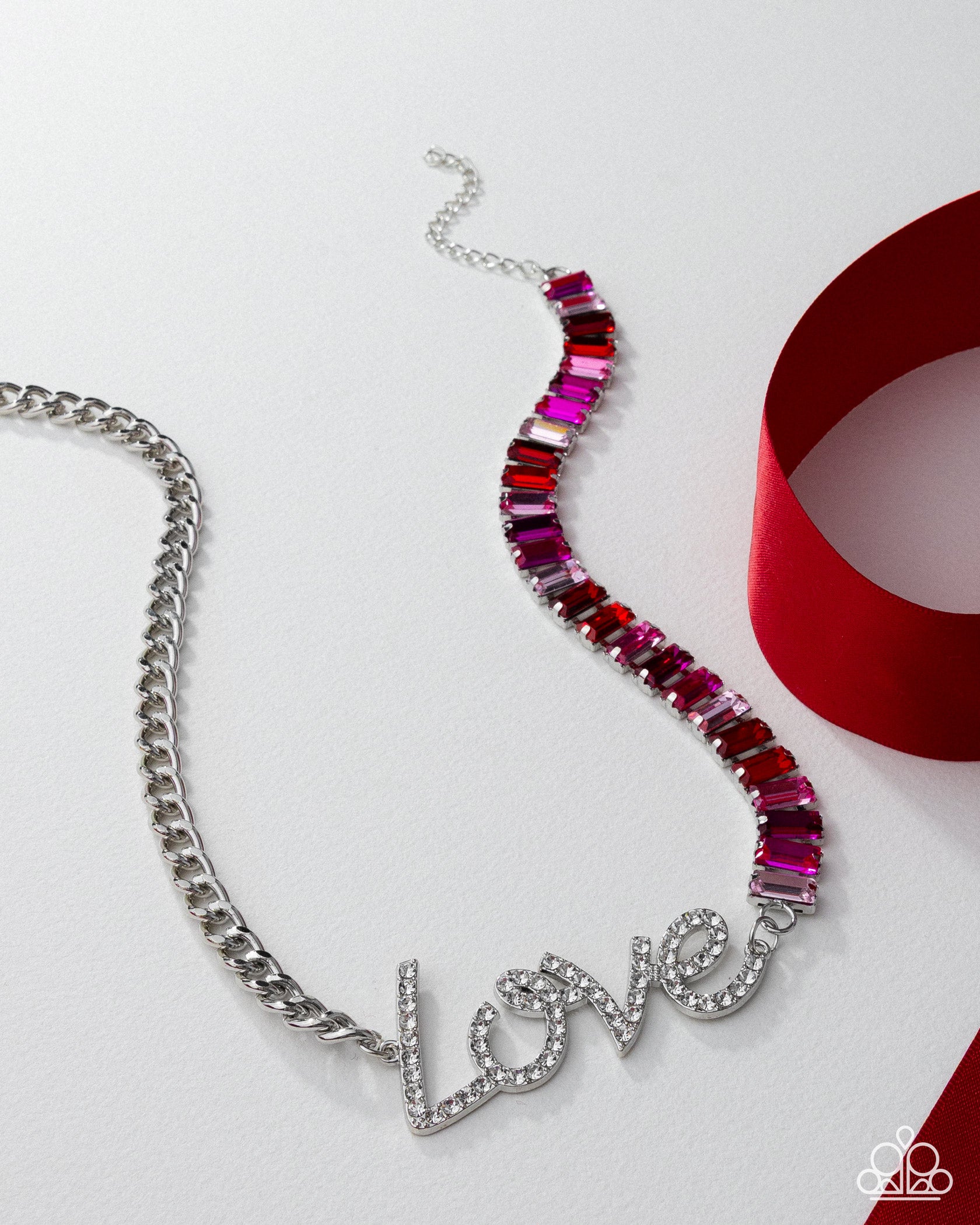 Lovely Contrast - Multi Necklace - Paparazzi - Dare2bdazzlin N Jewelry