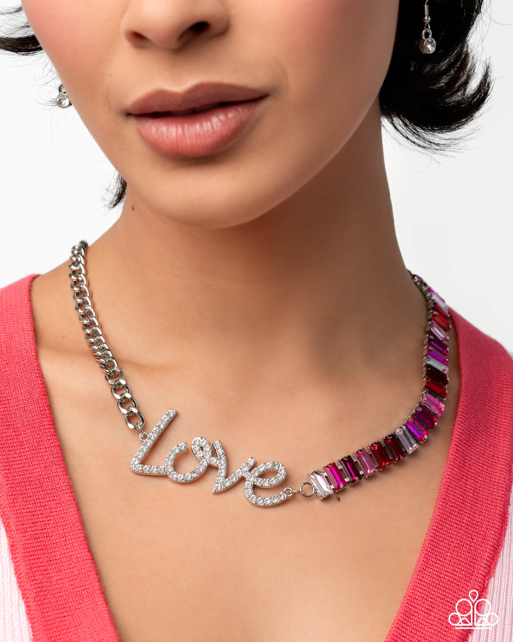 Lovely Contrast - Multi Necklace - Paparazzi - Dare2bdazzlin N Jewelry