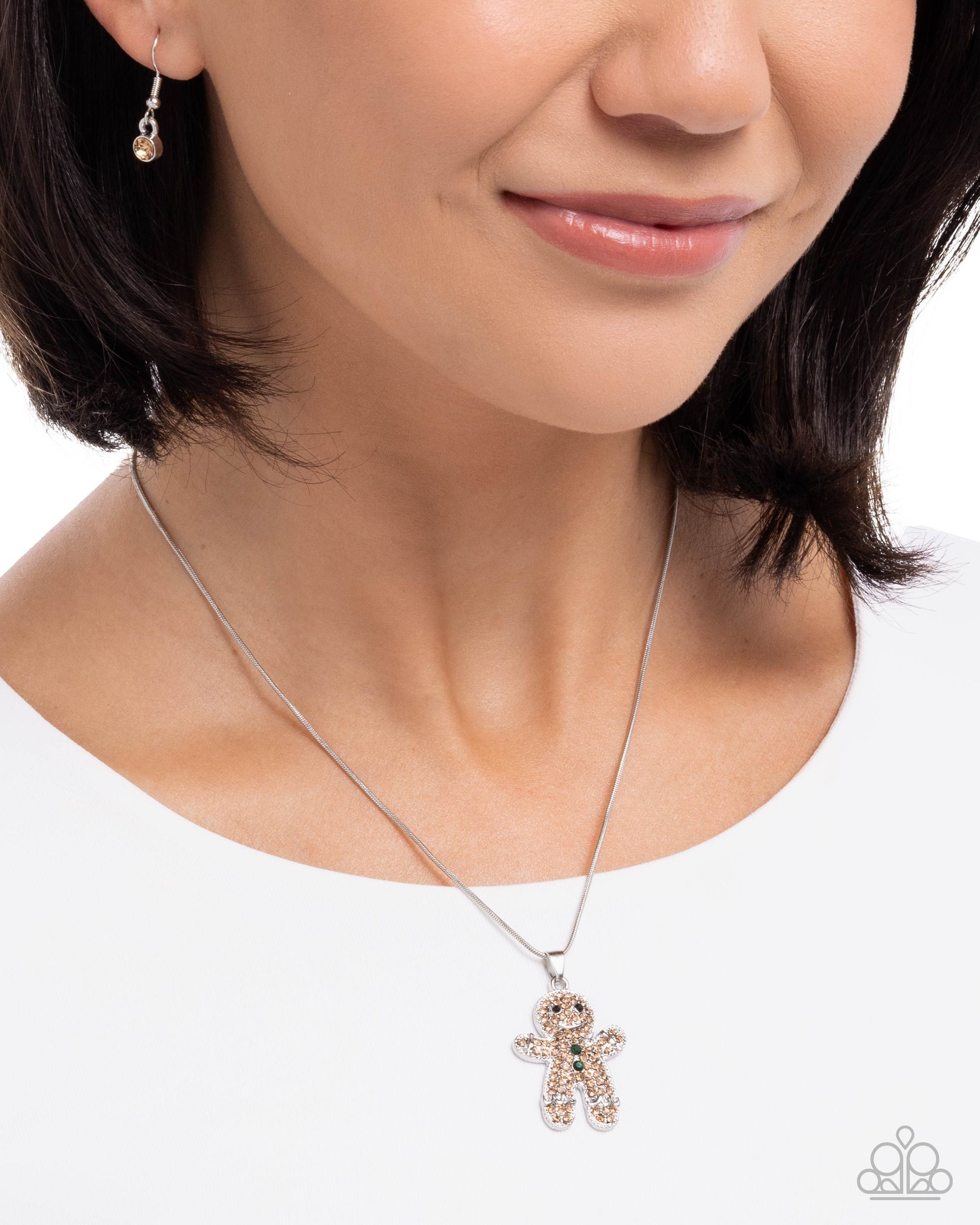 Gingerbread Glam - Brown Necklace - Paparazzi - Dare2bdazzlin N Jewelry