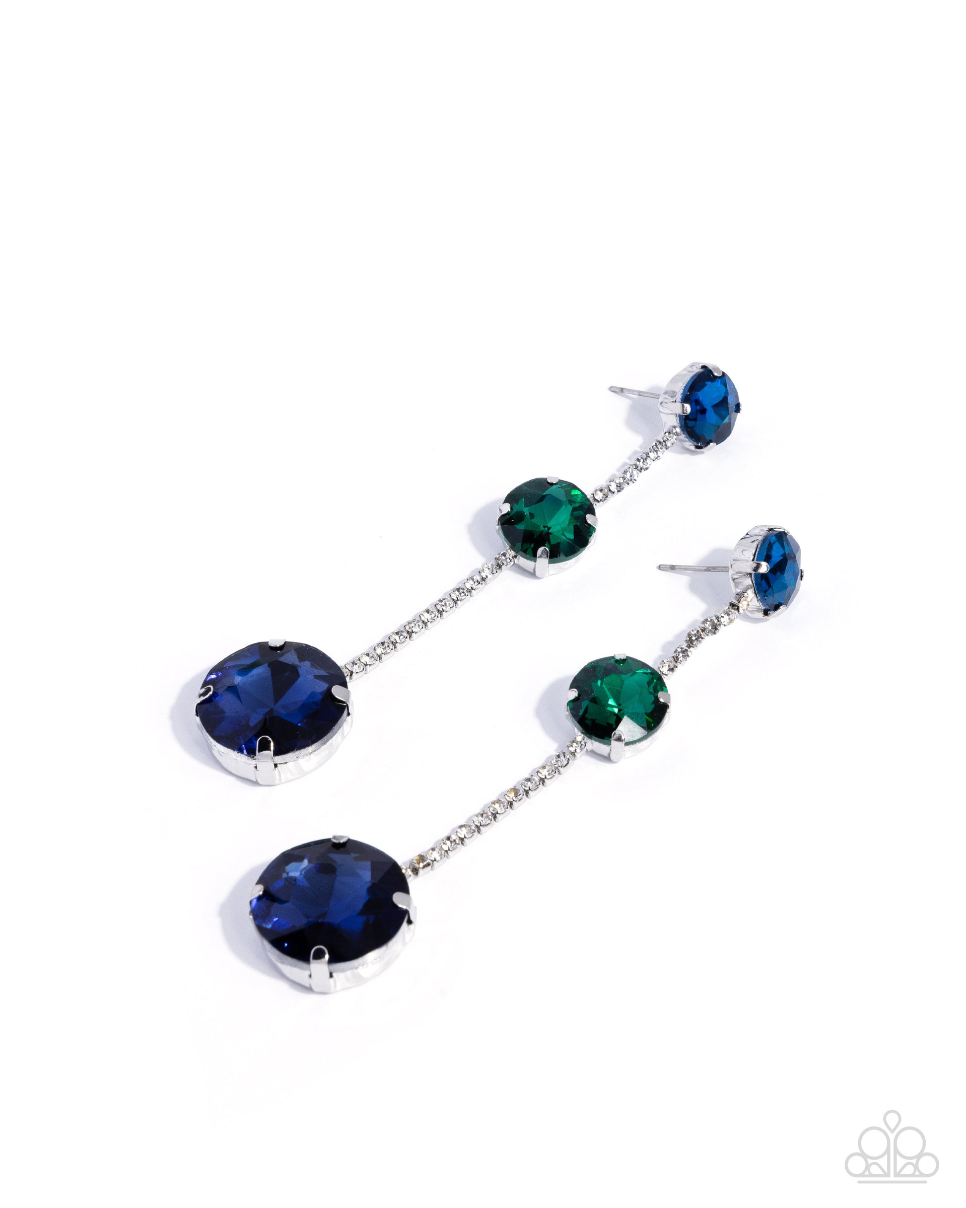 Lost in Chic - Blue Post Earring - Paparazzi - Dare2bdazzlin N Jewelry
