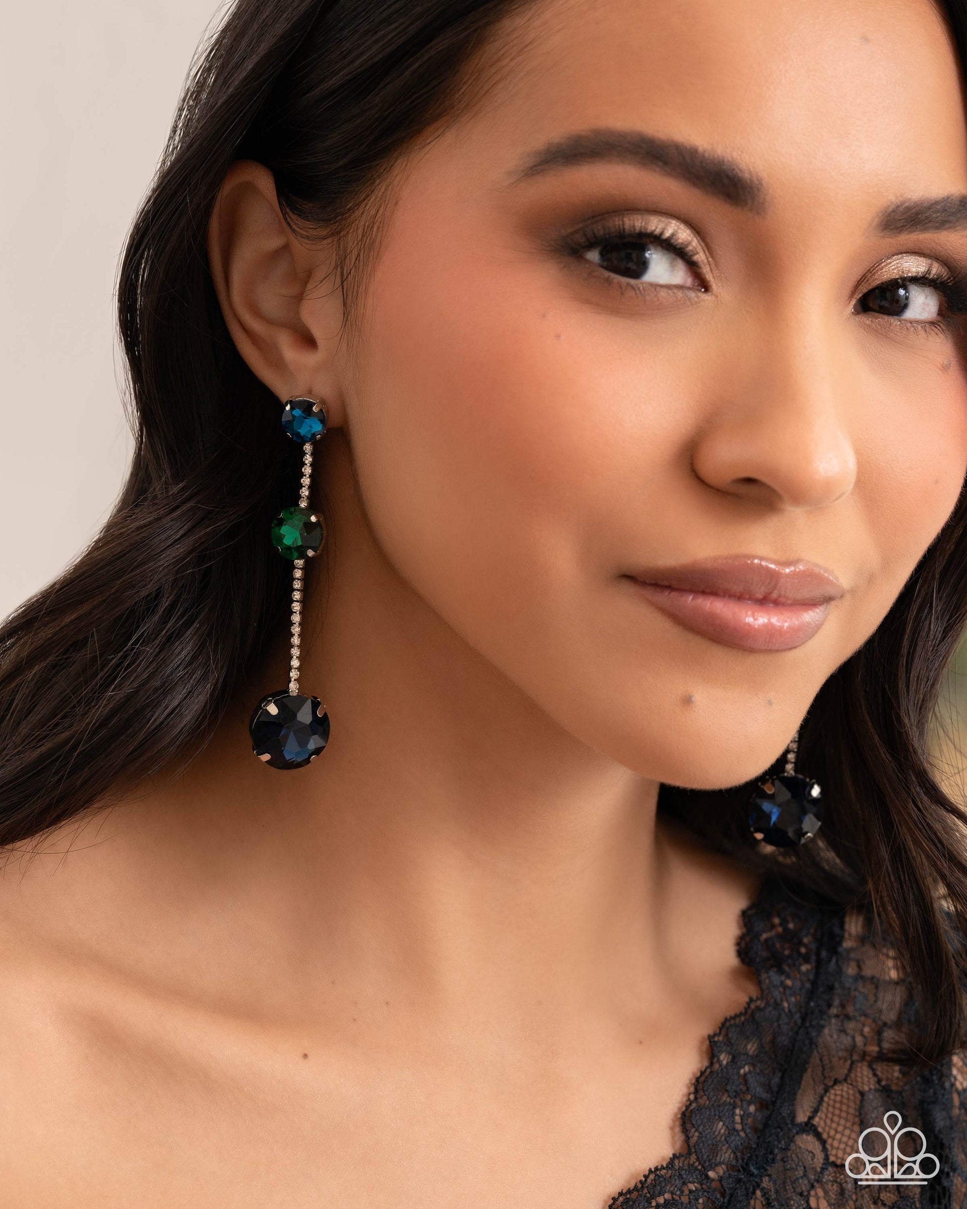 Lost in Chic - Blue Post Earring - Paparazzi - Dare2bdazzlin N Jewelry