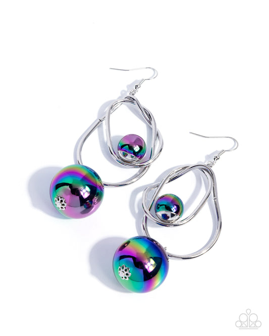 Royal Rotation - Multi Earring - Paparazzi - Dare2bdazzlin N Jewelry