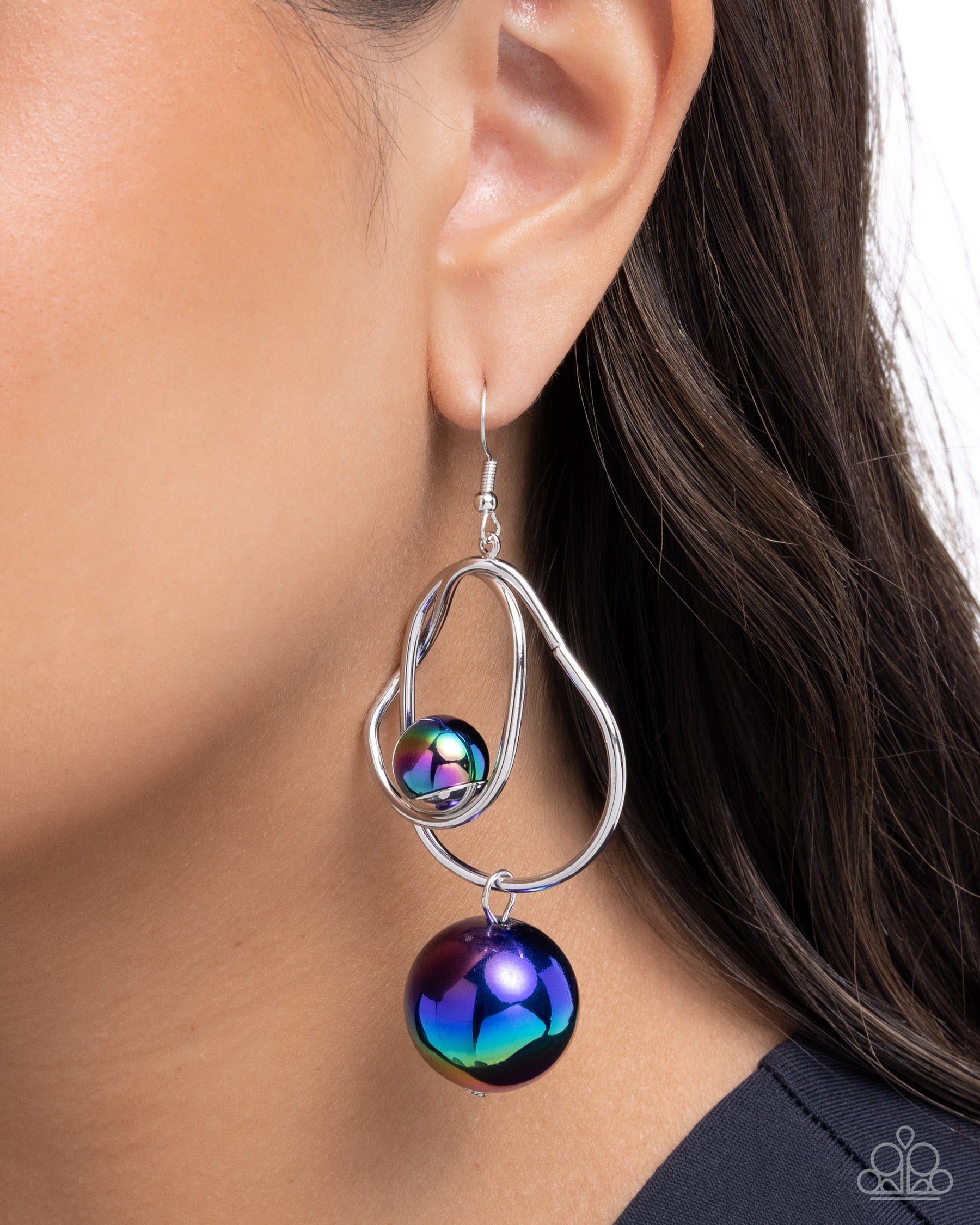 Royal Rotation - Multi Earring - Paparazzi - Dare2bdazzlin N Jewelry