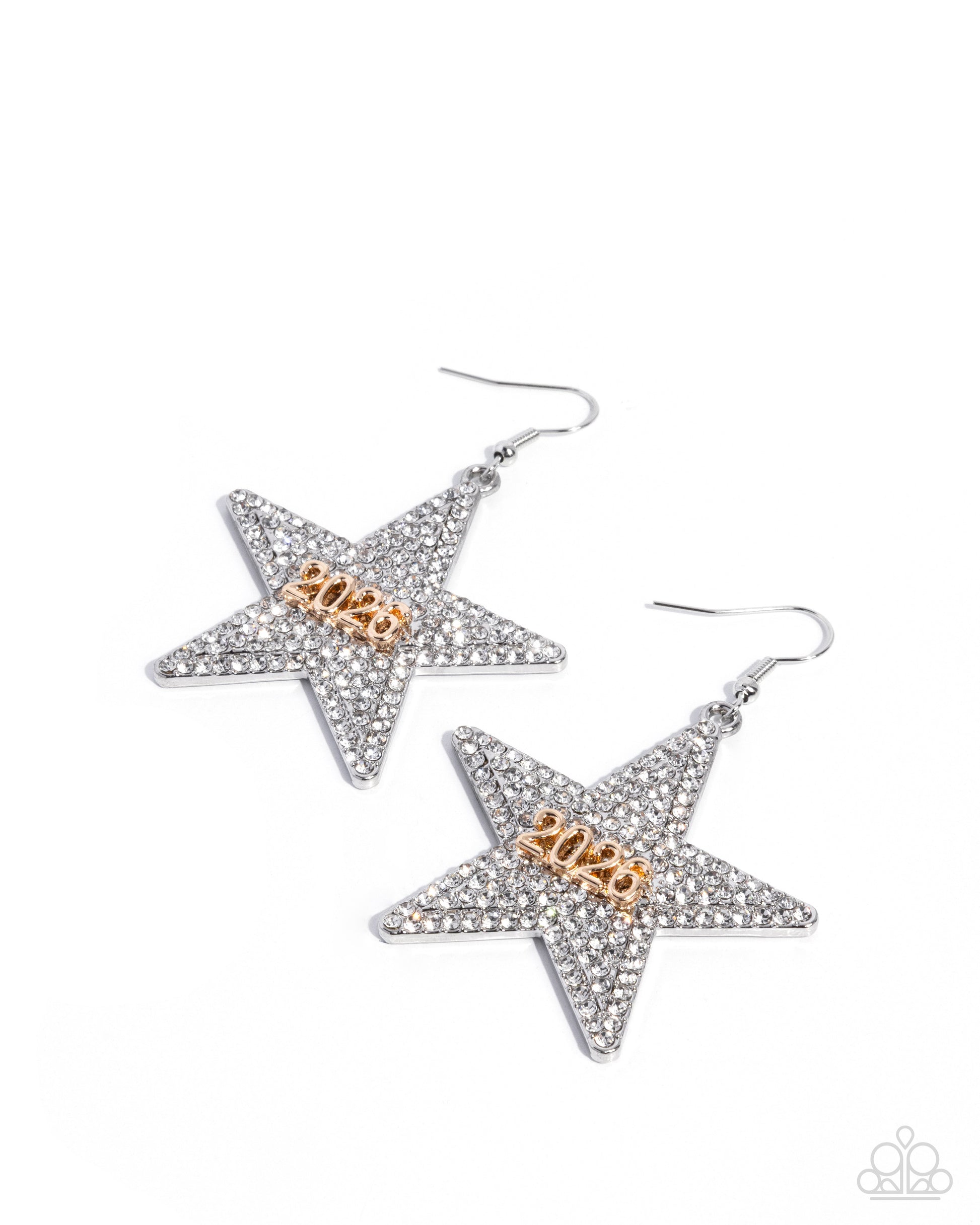 Celebratory Character - White Earring - Paparazzi - Dare2bdazzlin N Jewelry