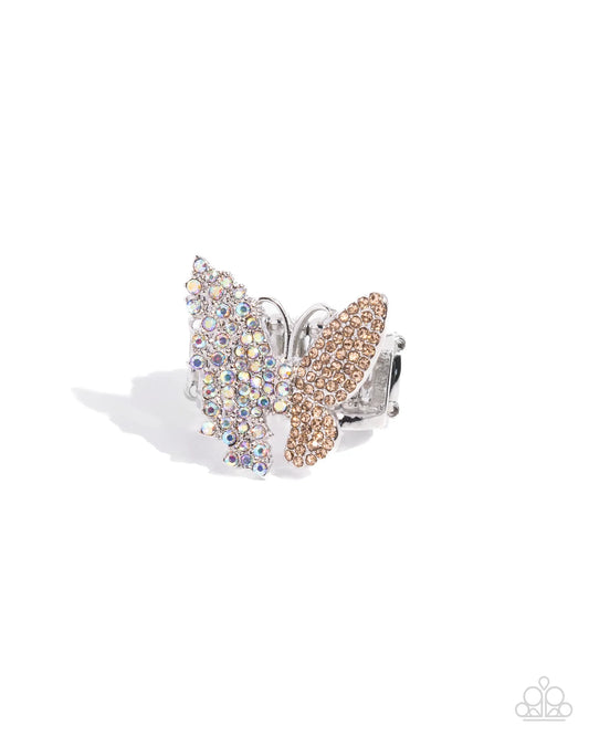 Aerial Advocate Orange Ring - Paparazzi - Dare2bdazzlin N Jewelry