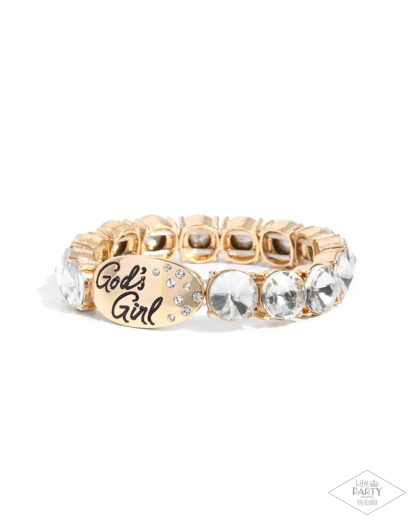 God's Grace Gold Bracelet - Paparazzi - Dare2bdazzlin N Jewelry